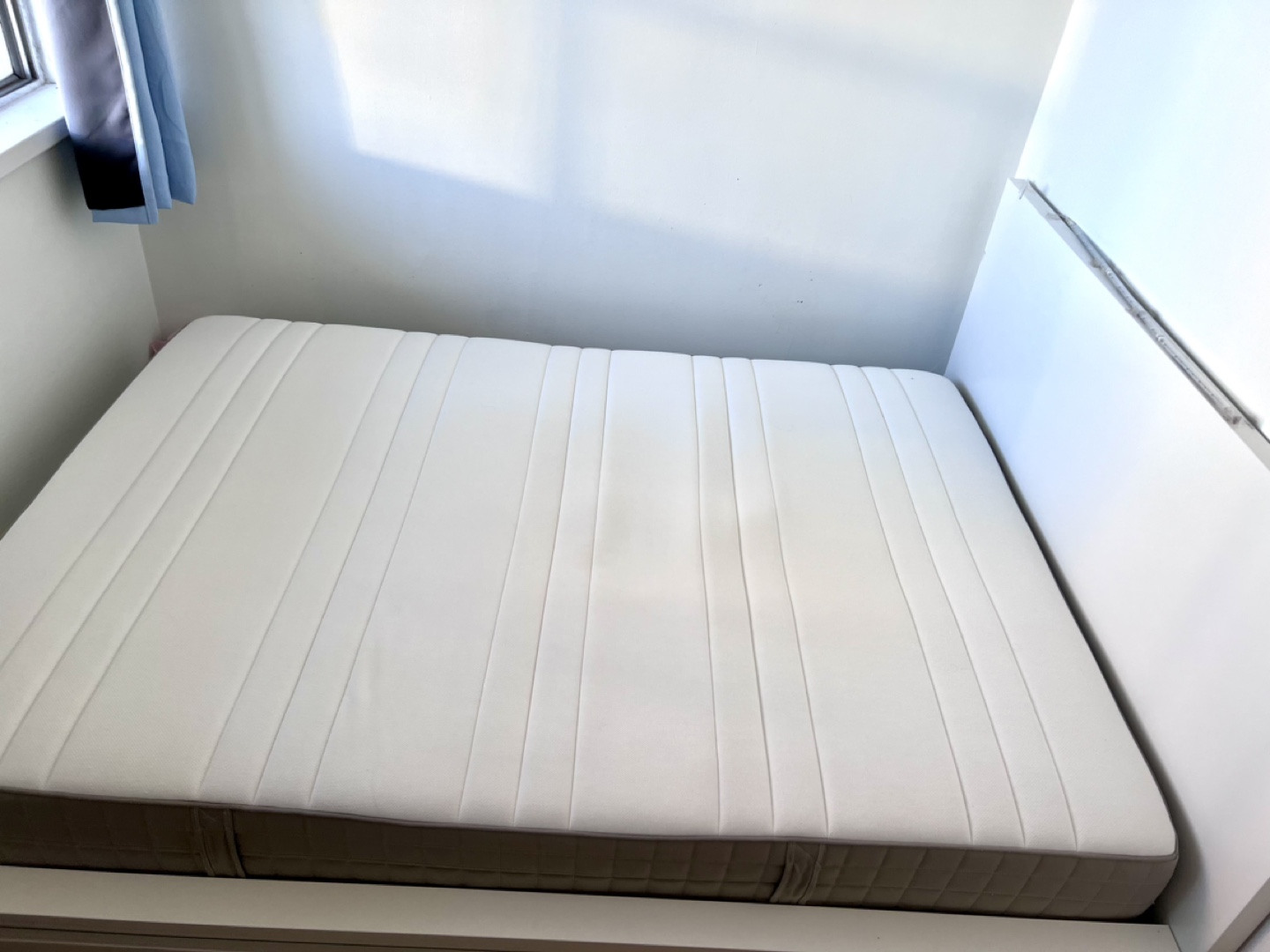IKEA Full Bed Frame with Storage and mattress