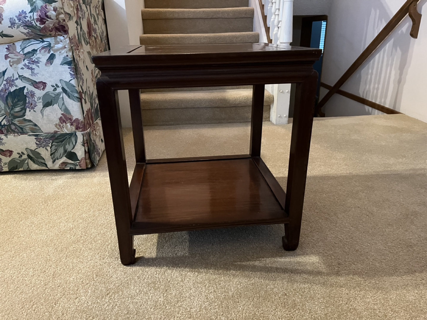 Solid Wood End Table - photo 2
