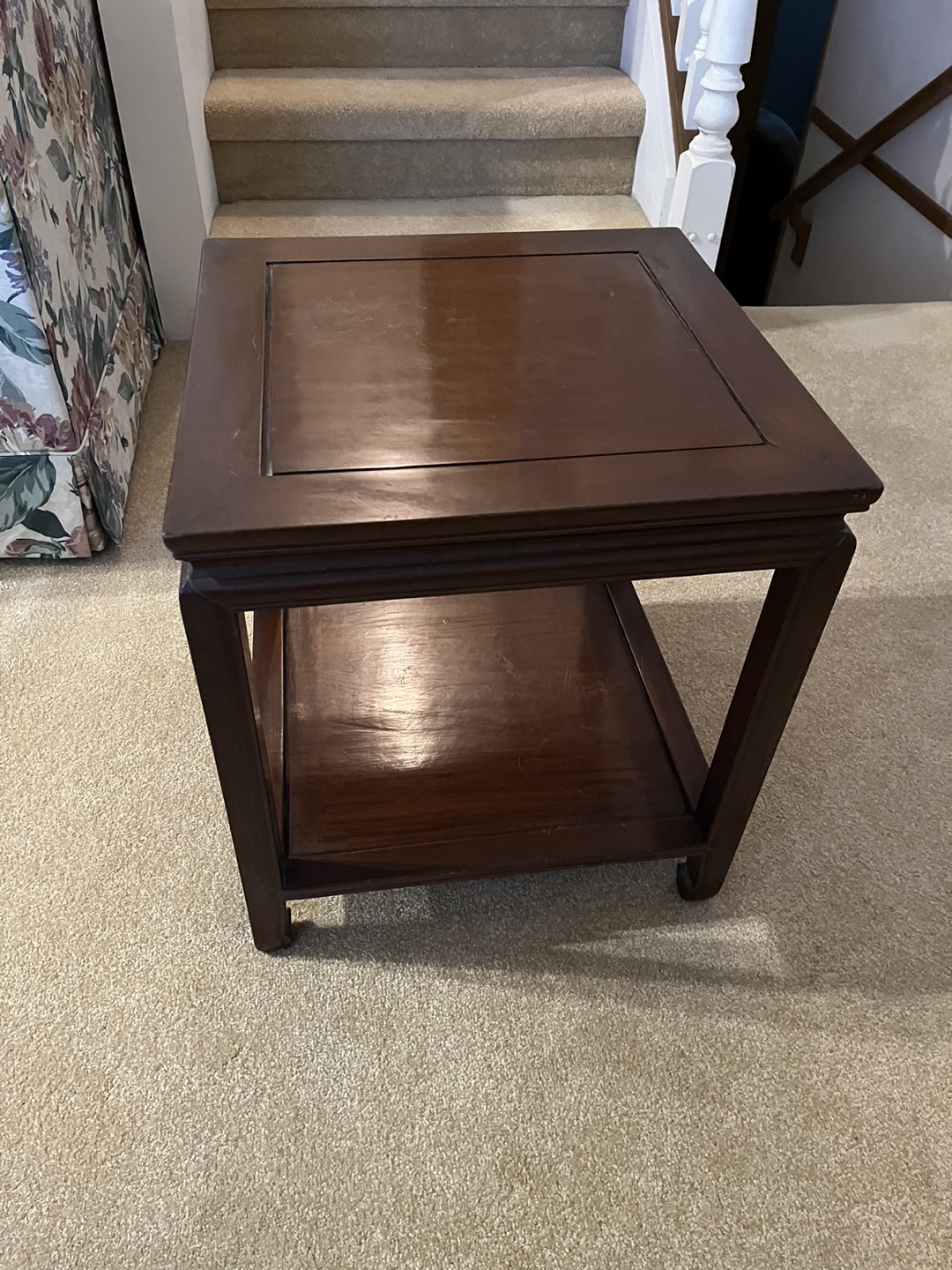 Solid Wood End Table