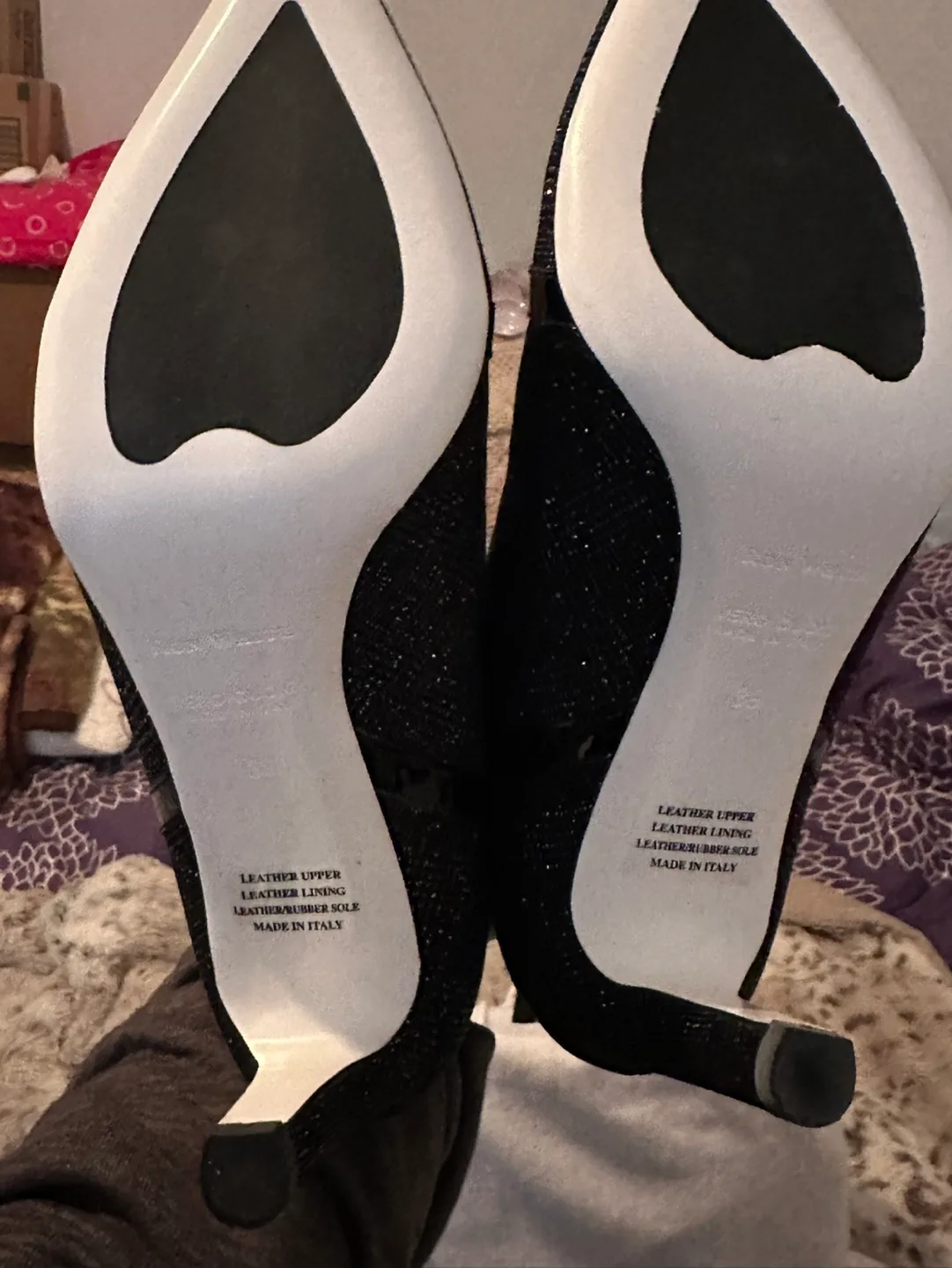 Ron White Black Sparkle Booties image indicator(6)