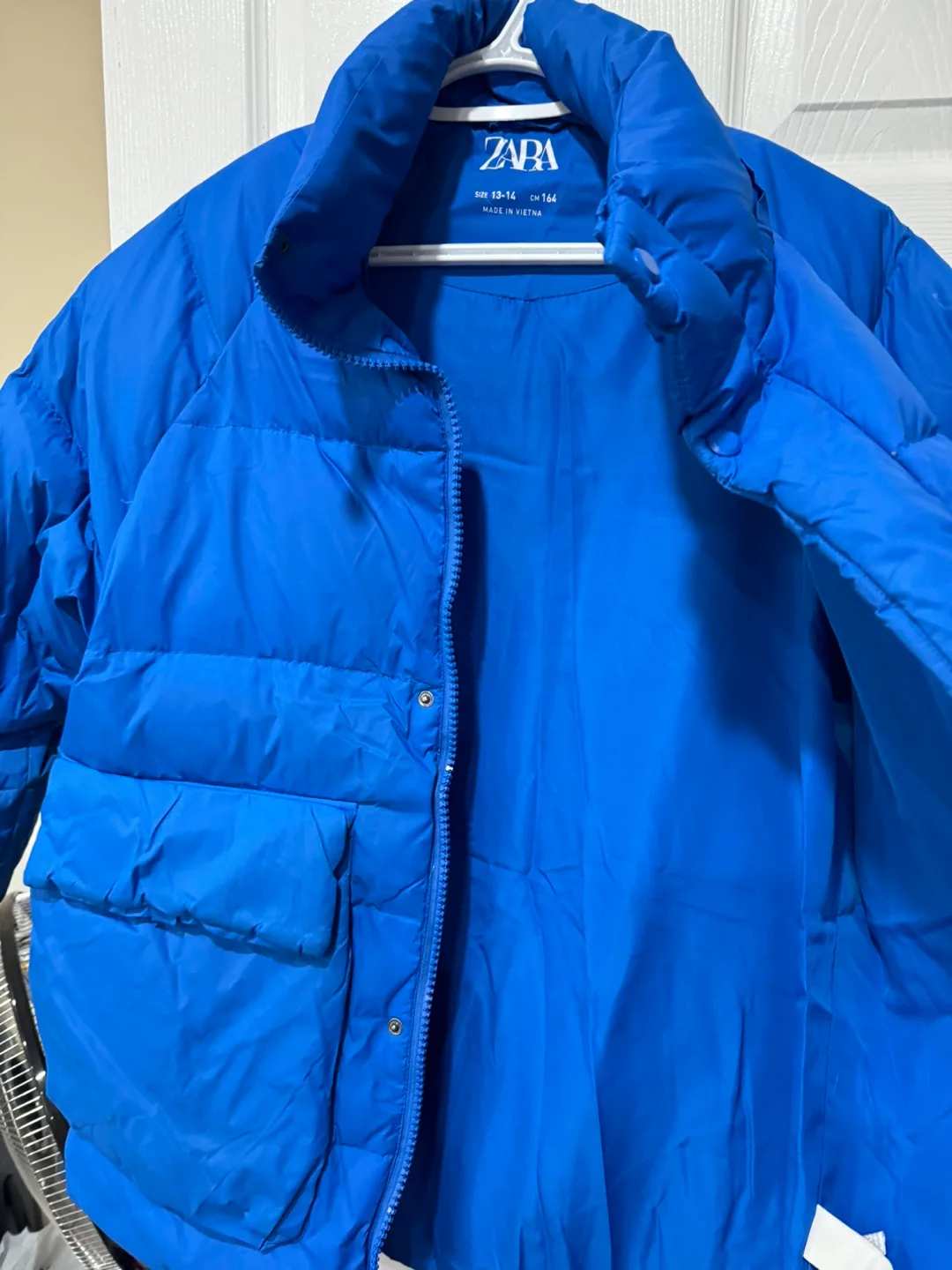 BOYS WINTER JACKET SIZE 13 14 NO GOOD CONDITION VERY WARM image indicator(3)