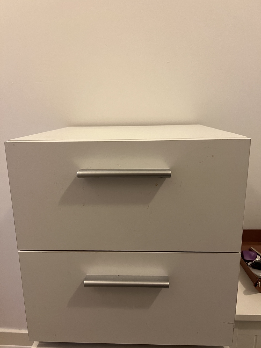 FREE Pair of White Nightstands - photo 2