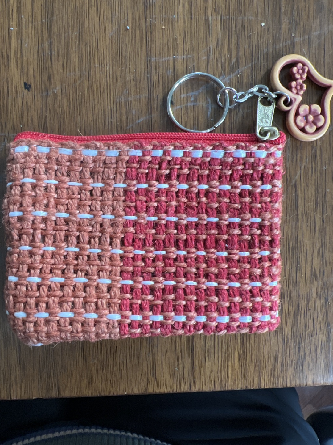 Woven Key Chain Coin Purse