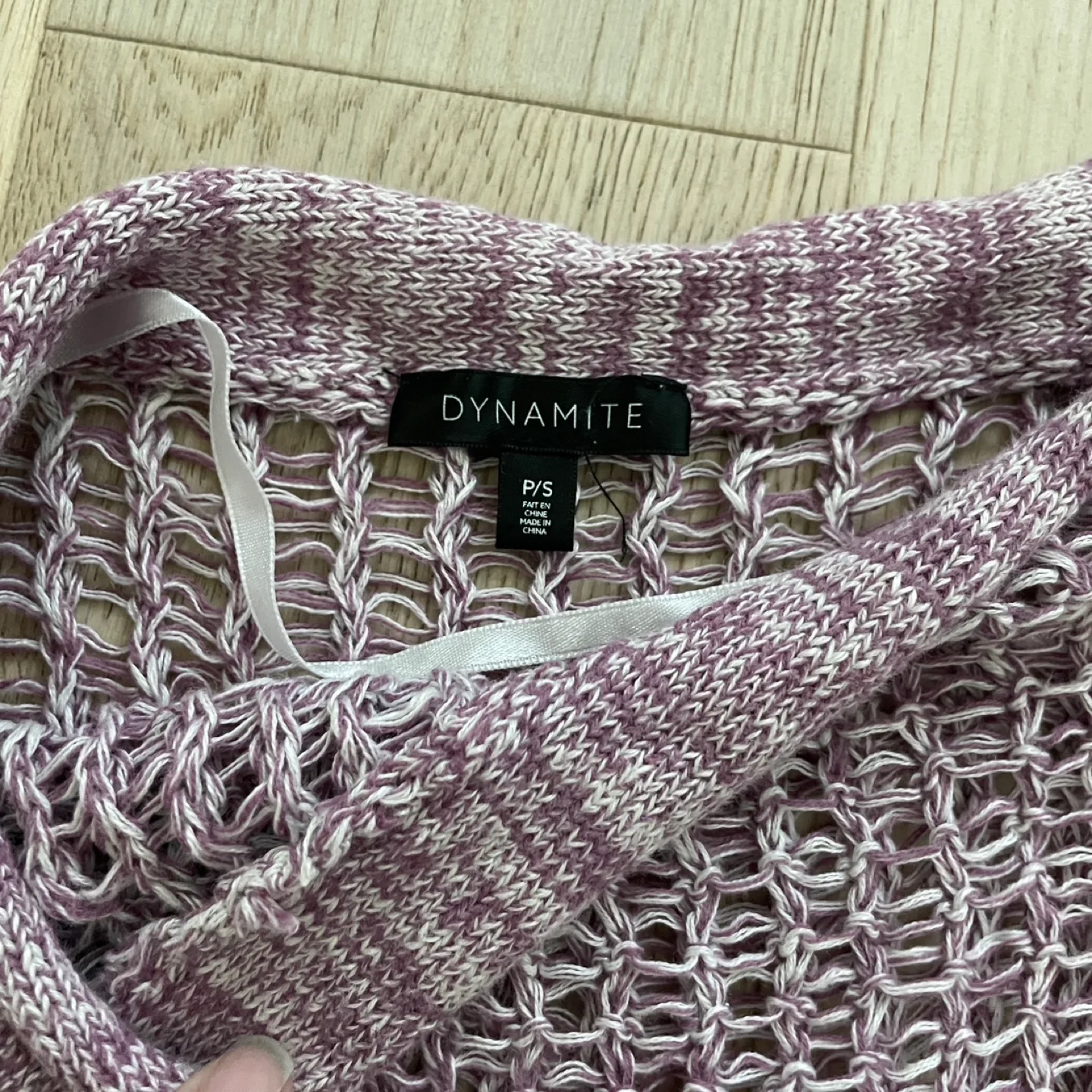 🥕 Dynamite Purple Knit Sweater - Small image indicator(2)