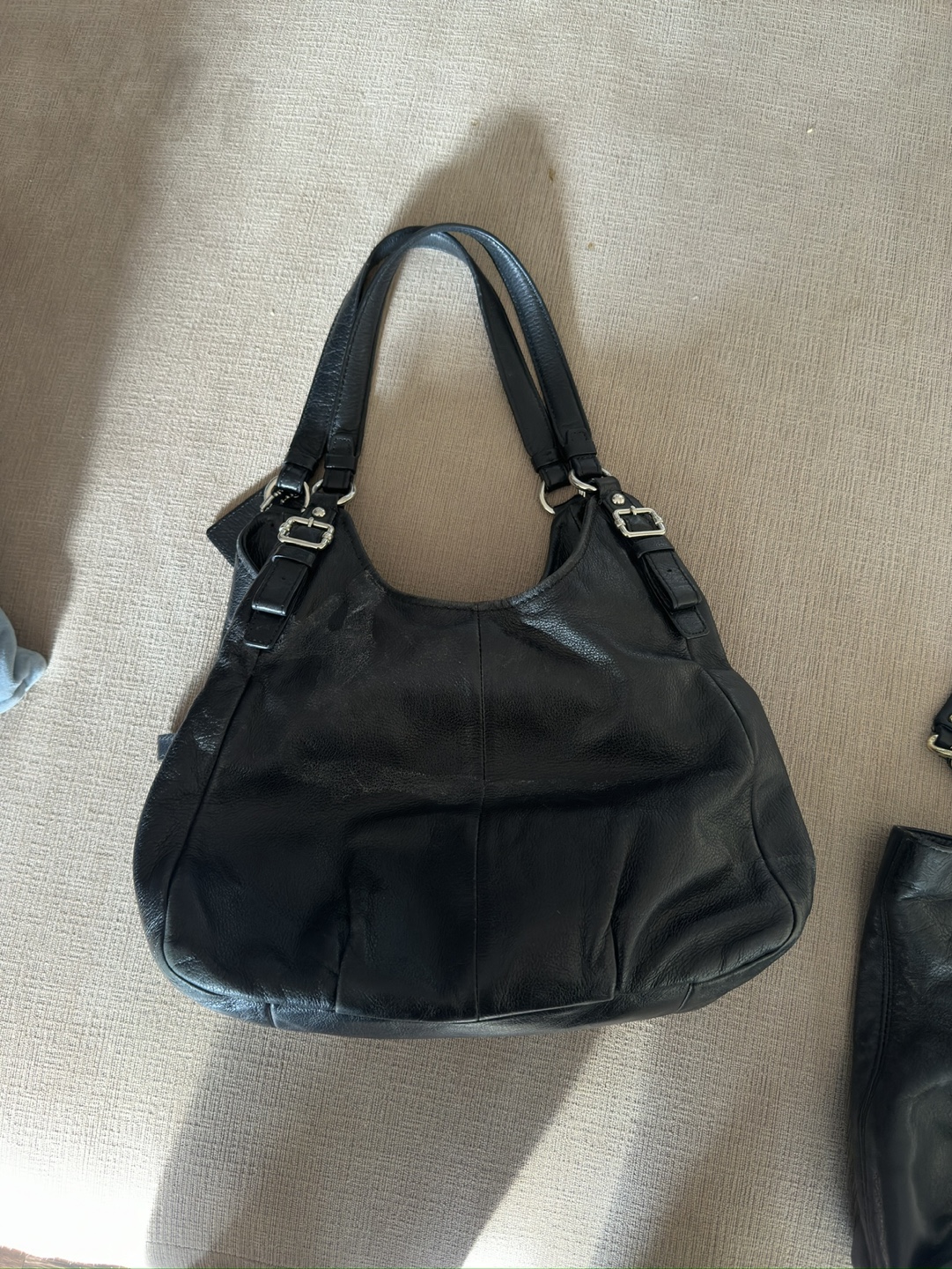 Coach Black Leather Handbag - photo 3