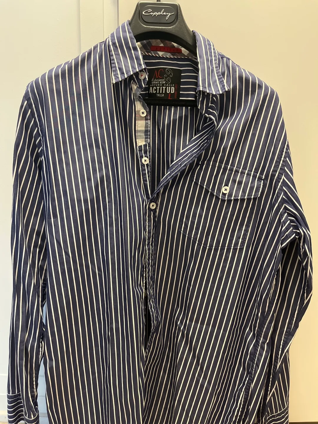 Striped Long Sleeve Button Up Shirt thumbnail