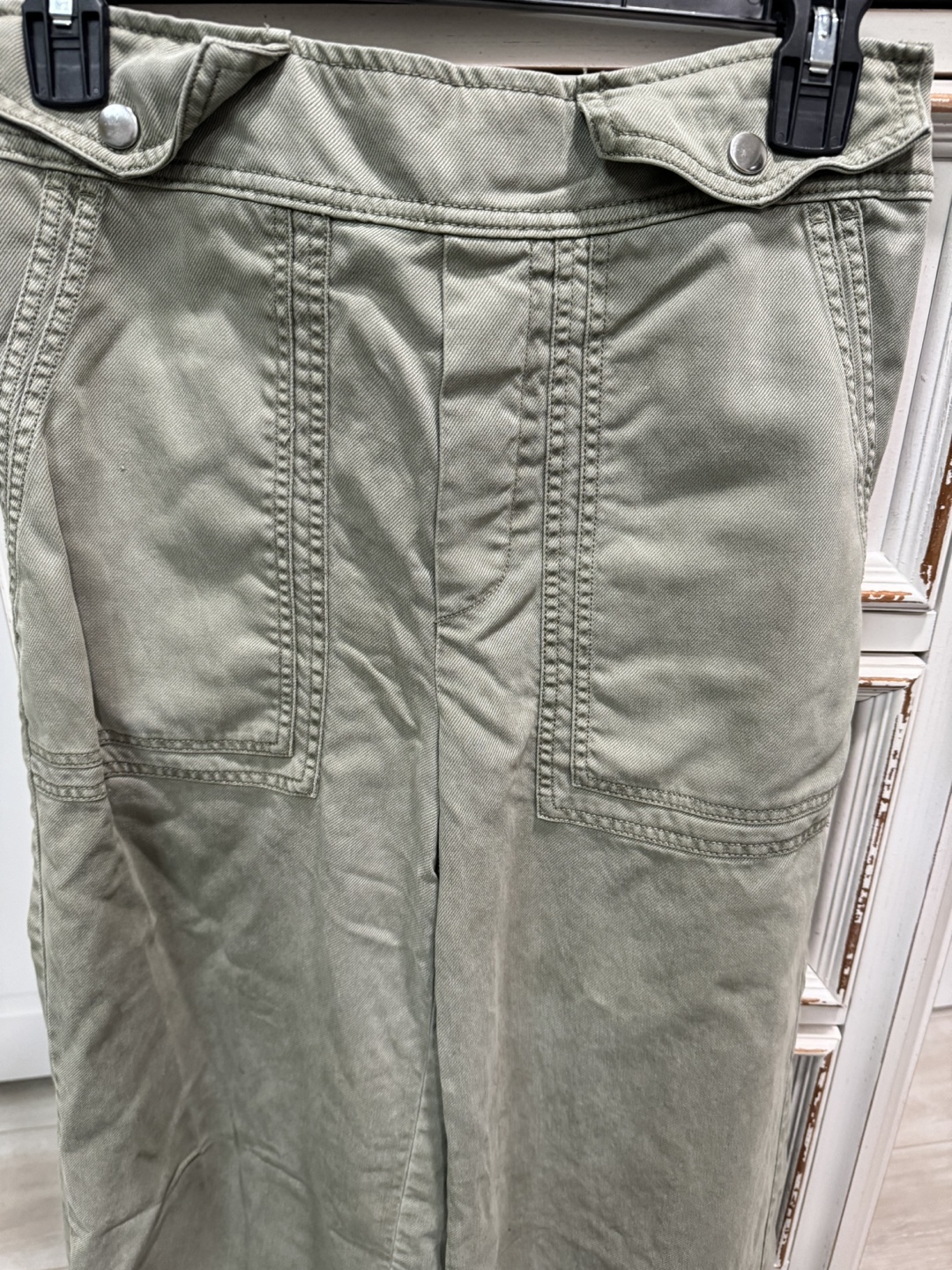 Joie Green Wide Leg Cargo Pants - photo 3
