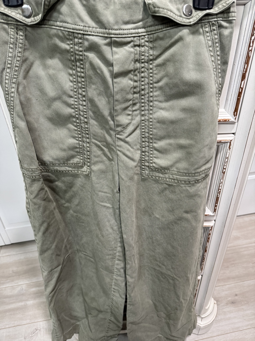 Joie Green Wide Leg Cargo Pants - photo 5