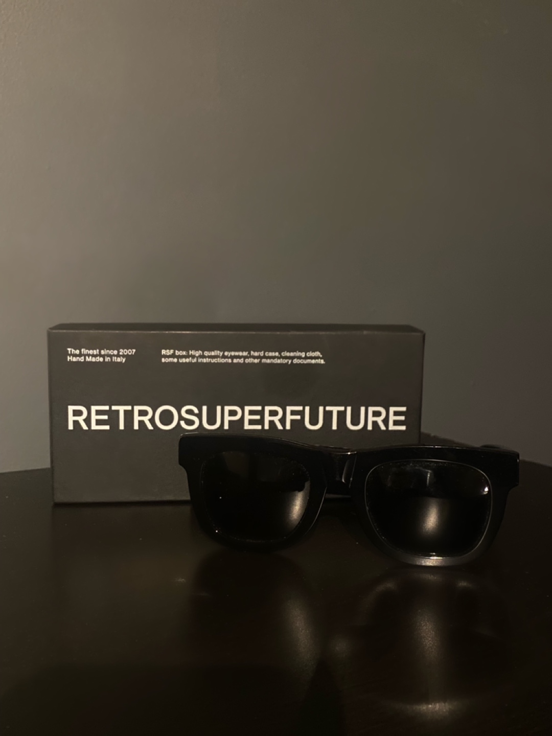 Retrosuperfuture Black Ciccio Sunglasses