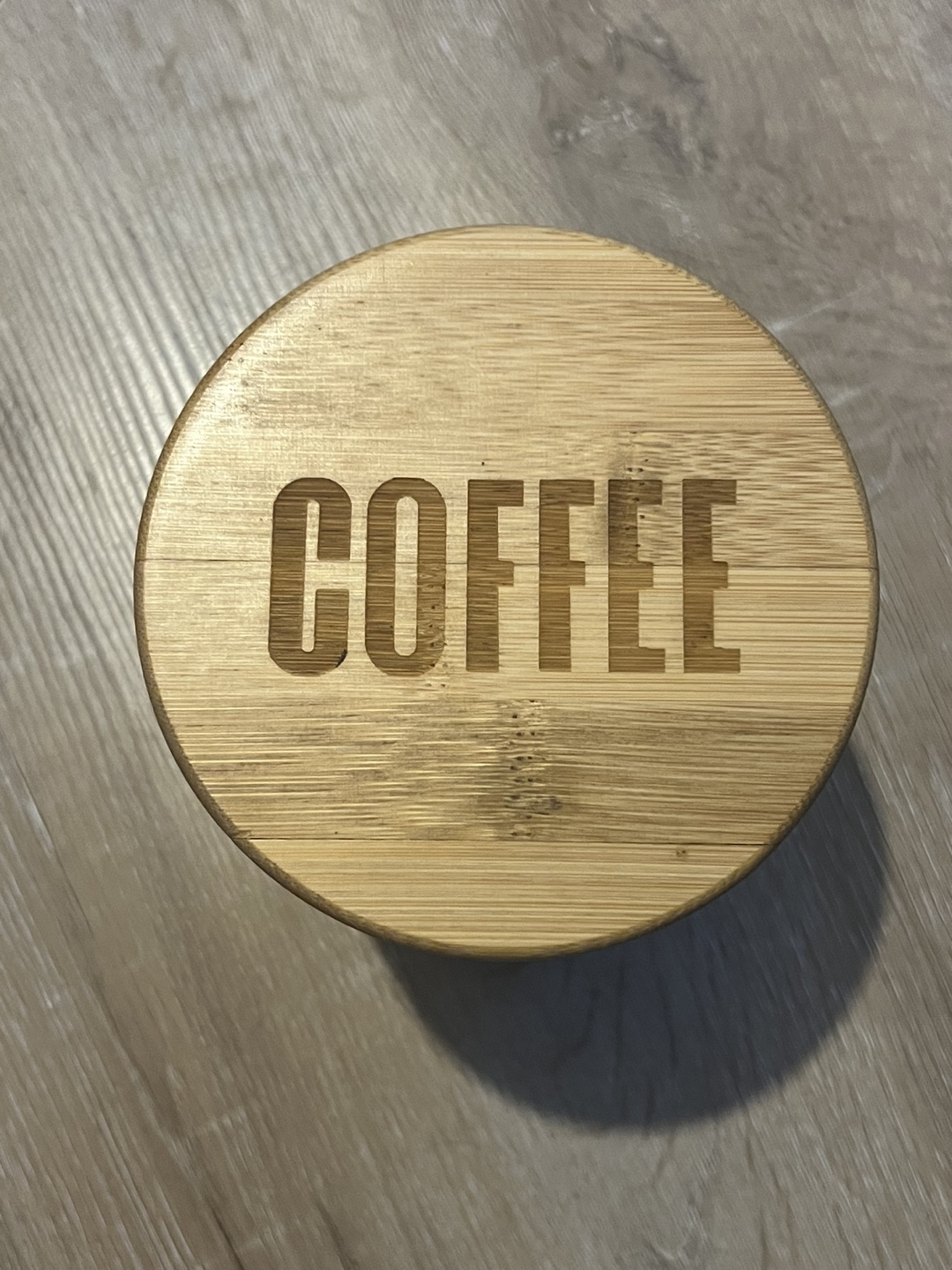 Harvest Green Studio Stoneware Coffee Canister