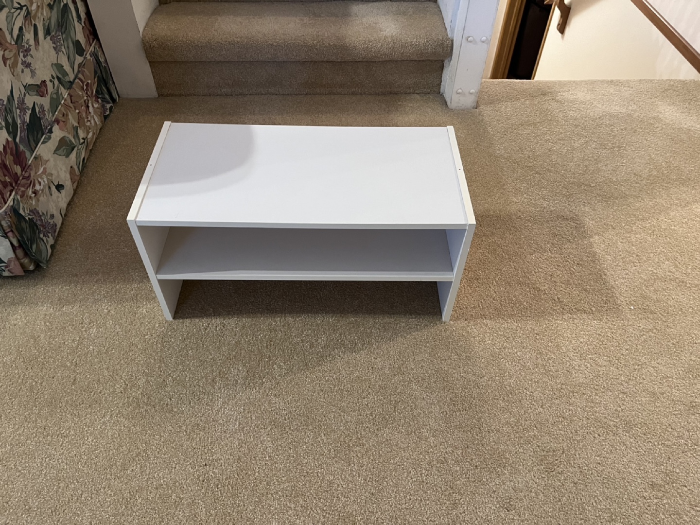 White Two-Tier Shelf x1 - photo 2