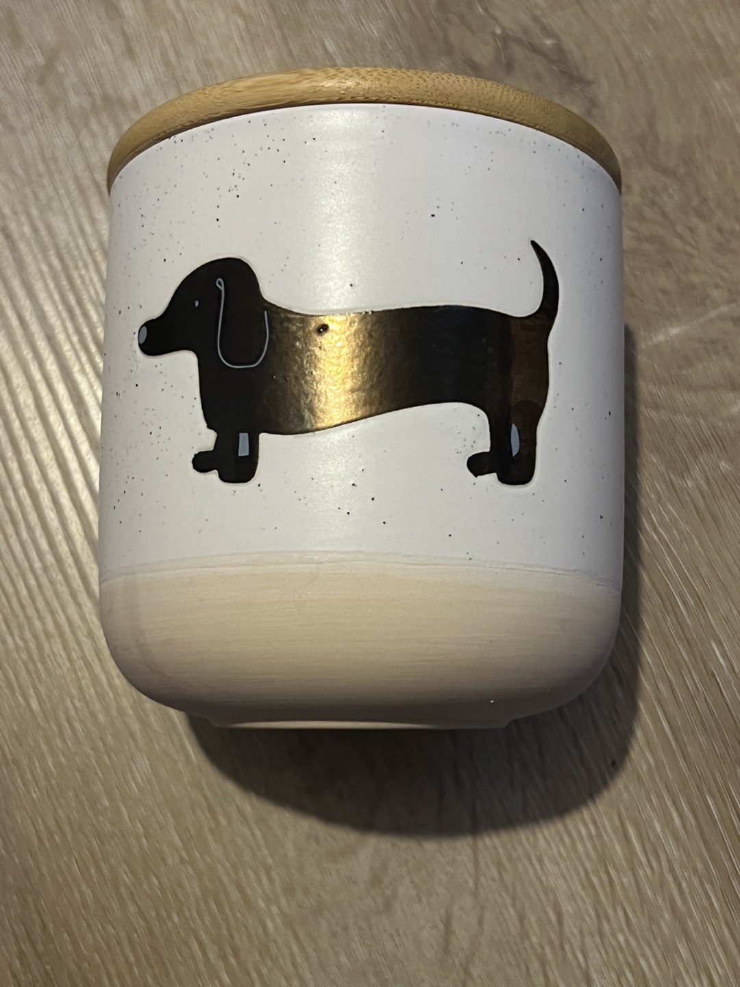 Harvest Green Studio Dachshund Jar