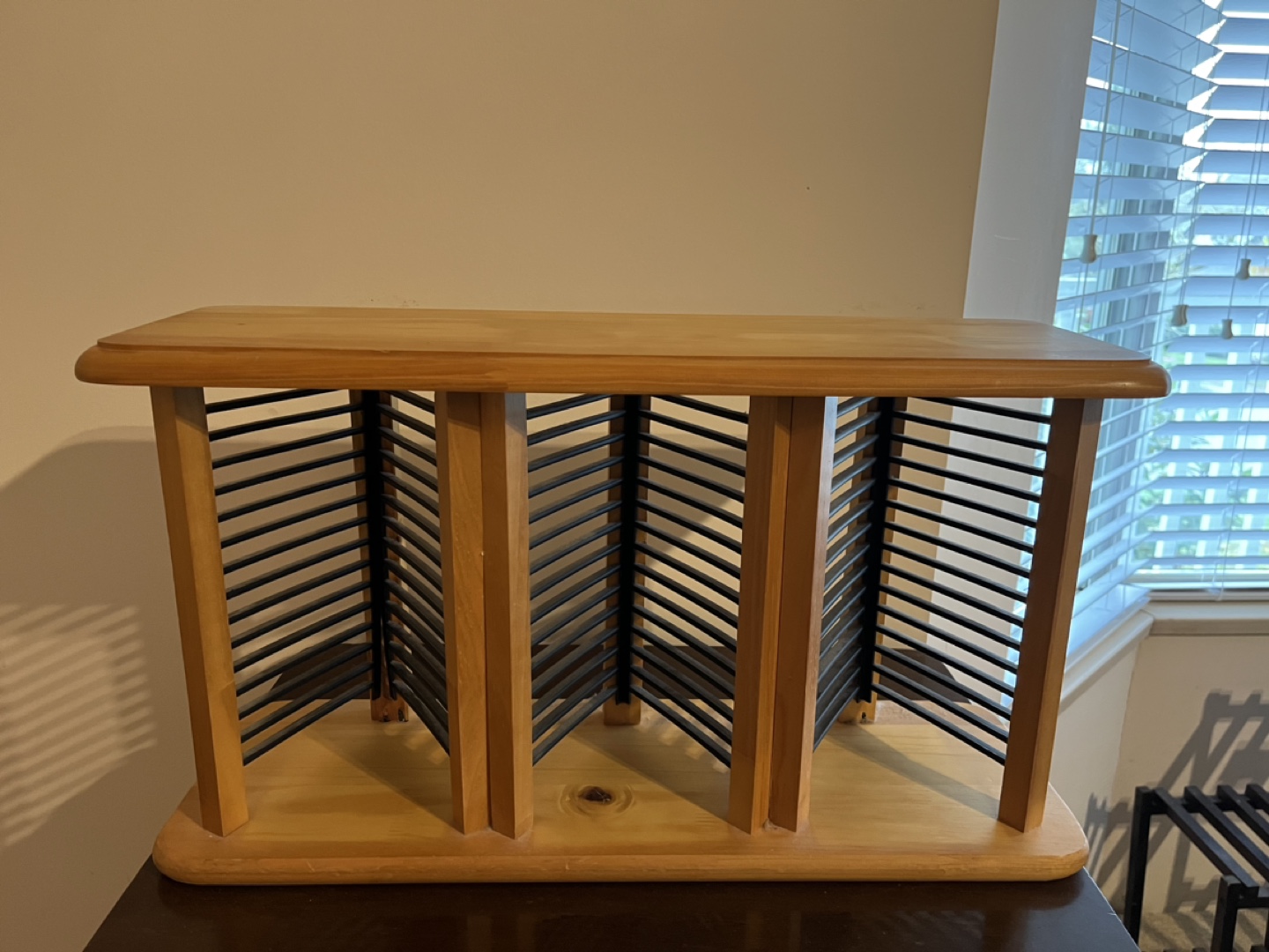 Wooden CD Storage Shelf