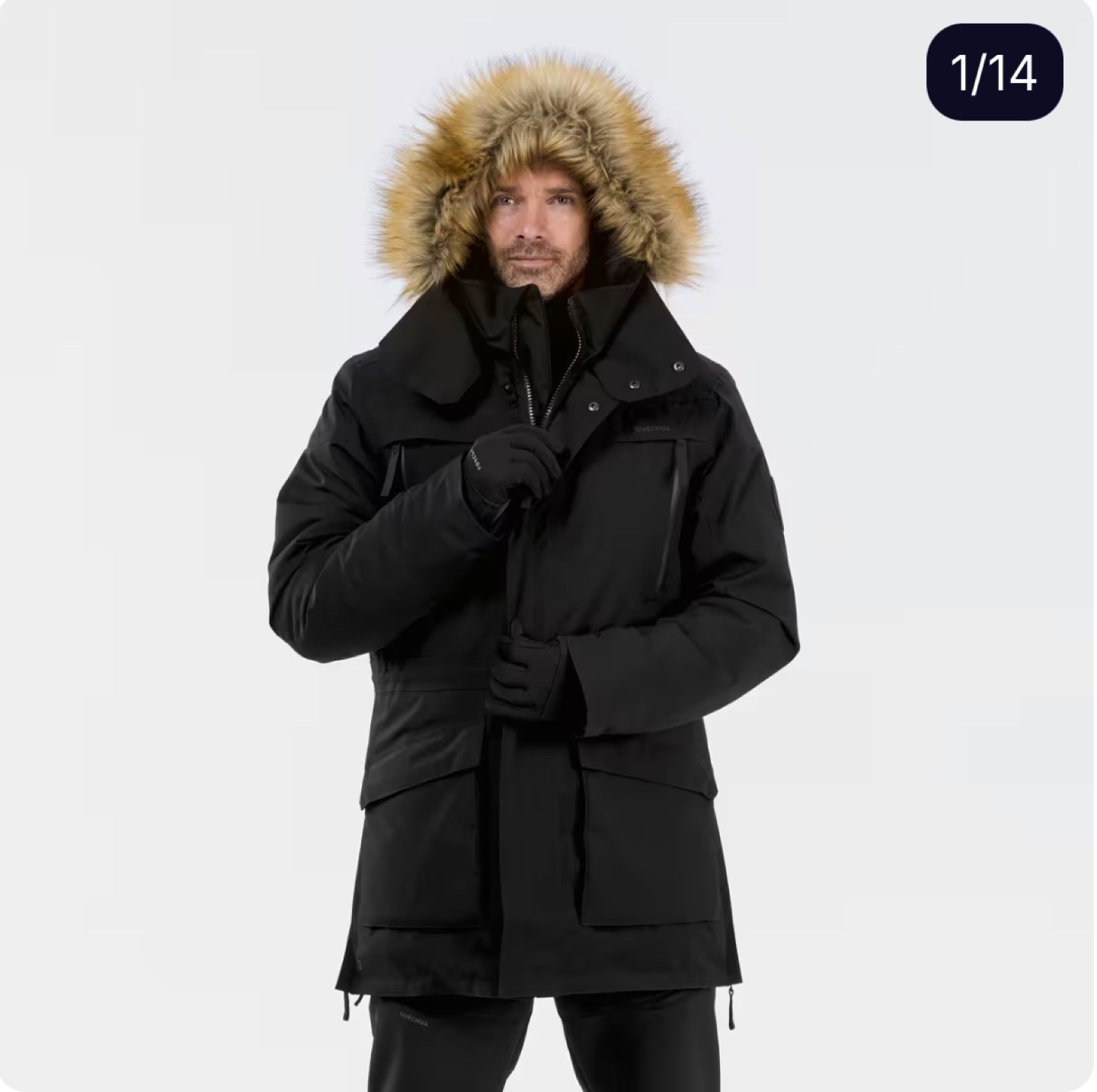 Quechua Men's Winter Parka Jacket