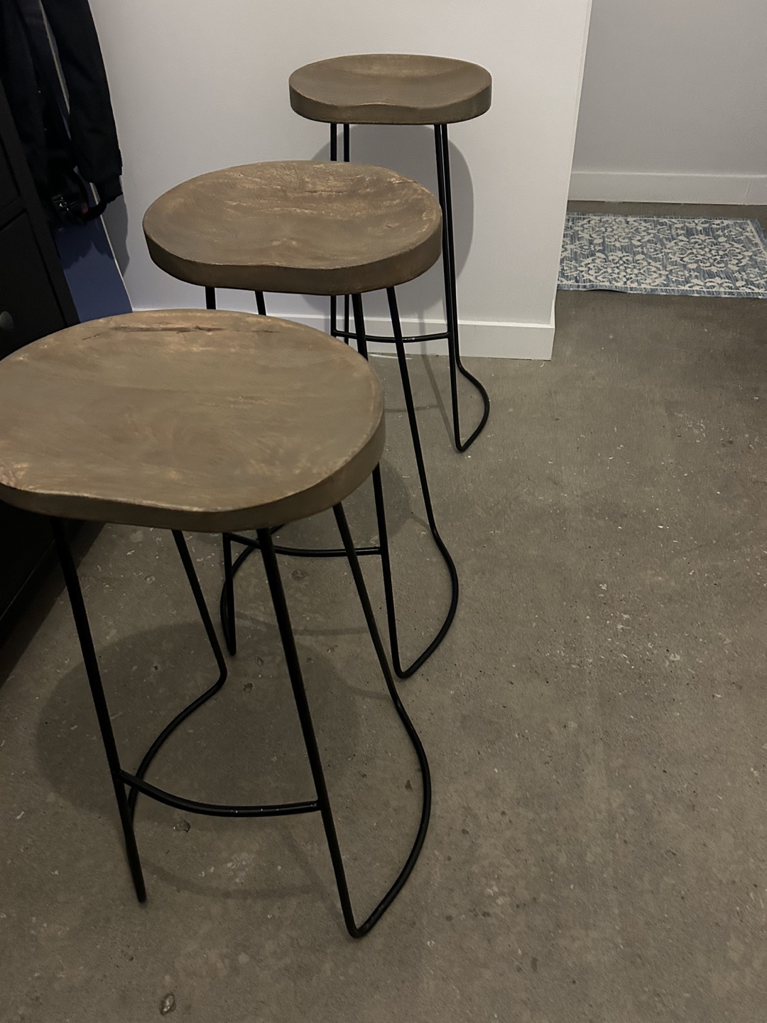 3 Stools for sale
