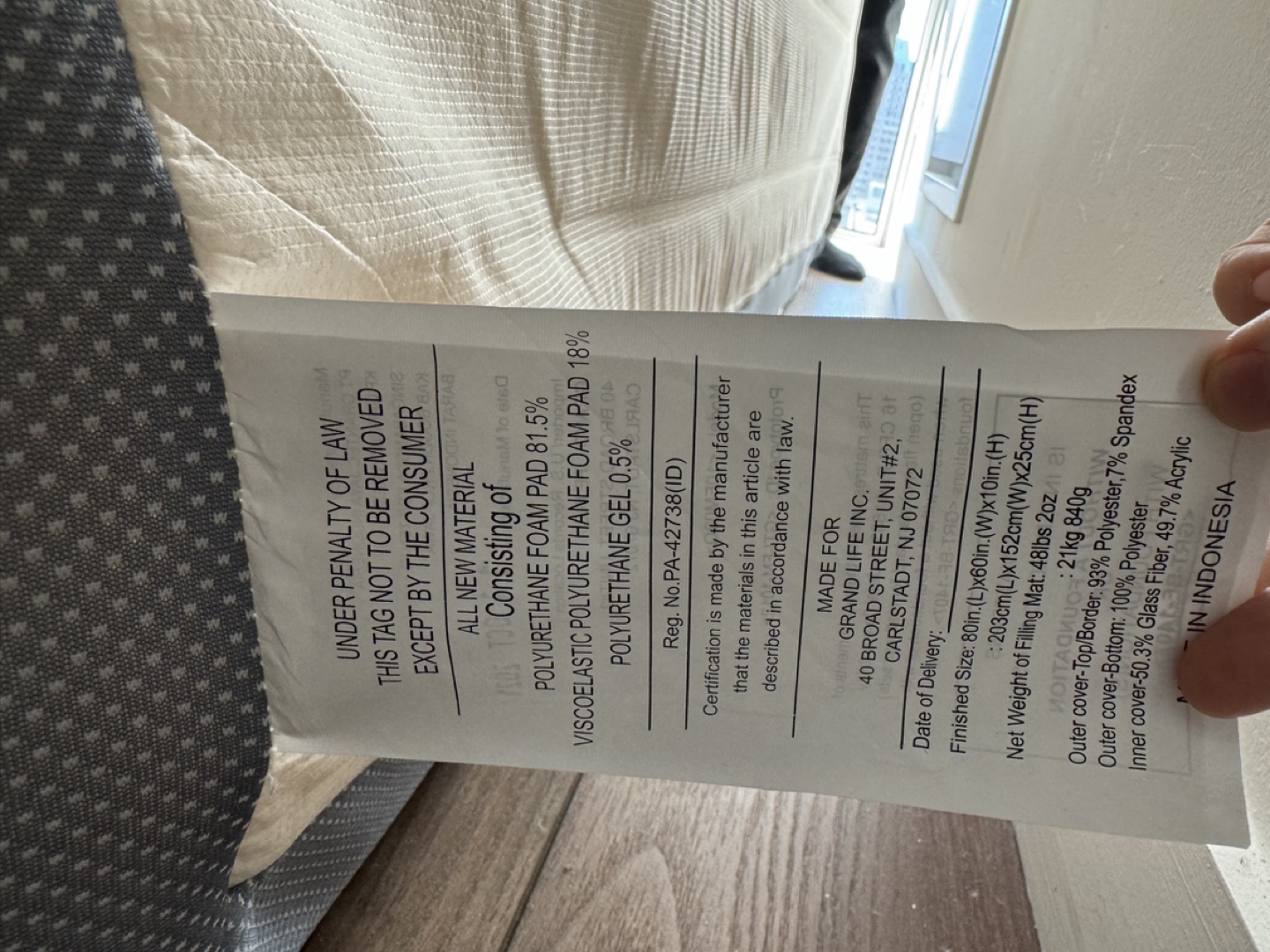 Olee Sleep Queen Mattress, 10 Inch Gel Memory Foam - photo 2