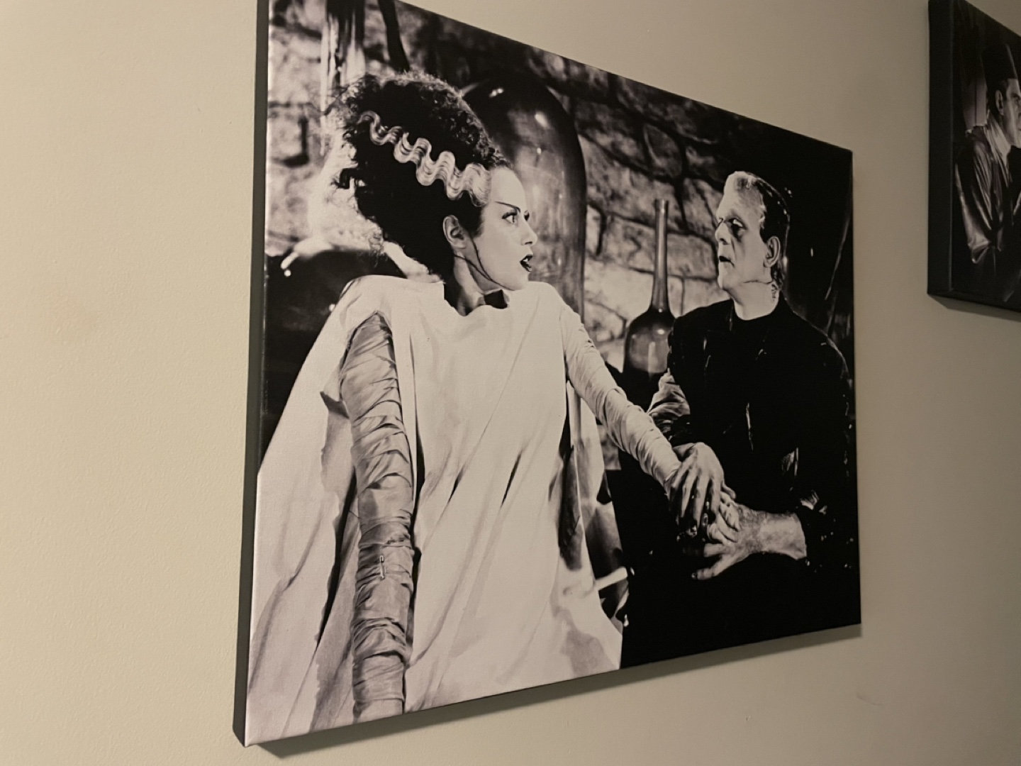 Frankenstein and Bride Canvas Wall Art - photo 2