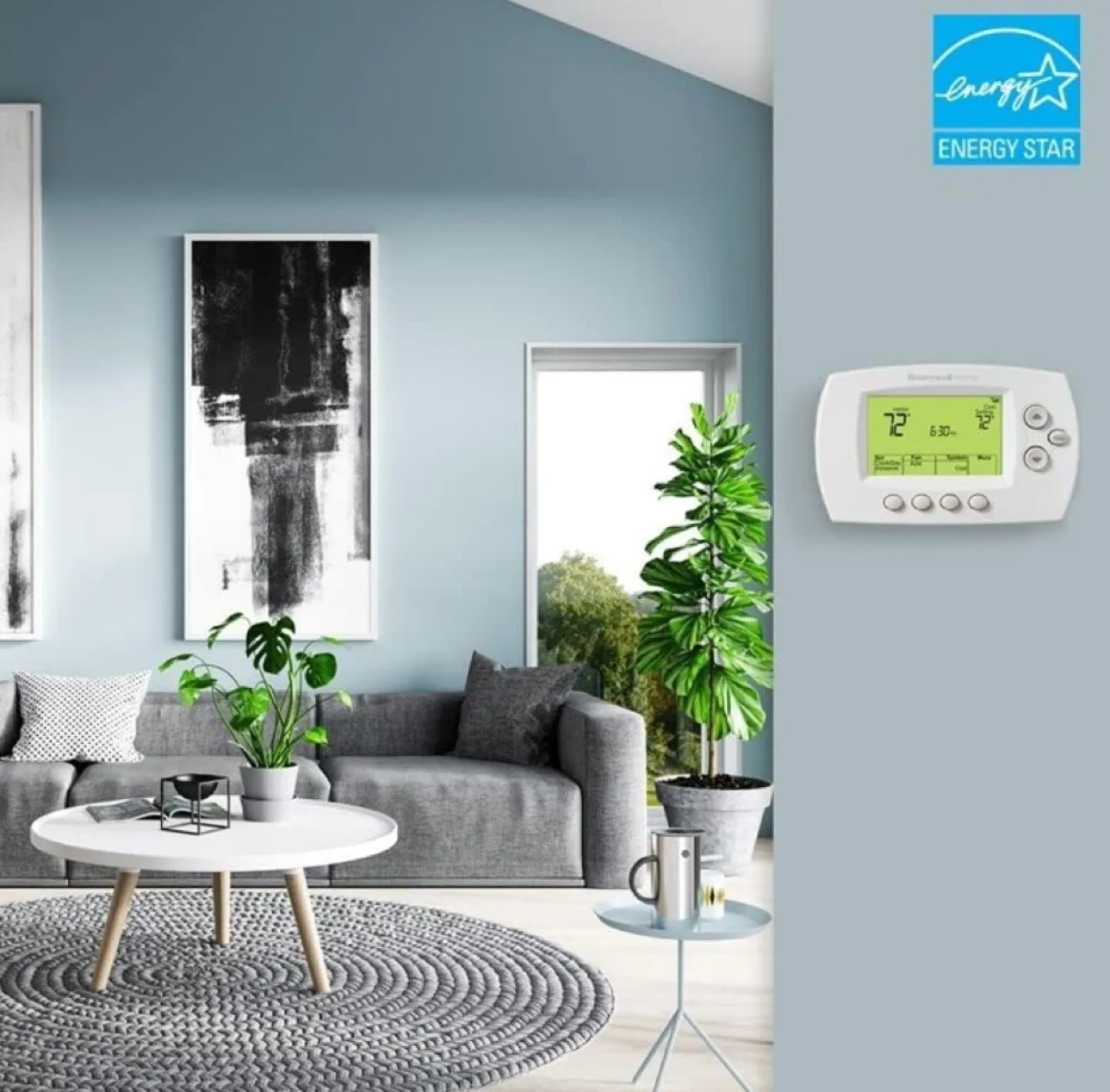 Honeywell Wi-Fi 7-Day Programmable Thermostat (RTH6580WF) image indicator(8)