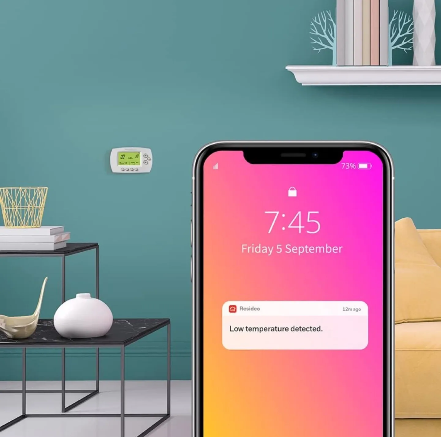 Honeywell Wi-Fi 7-Day Programmable Thermostat (RTH6580WF) image indicator(9)