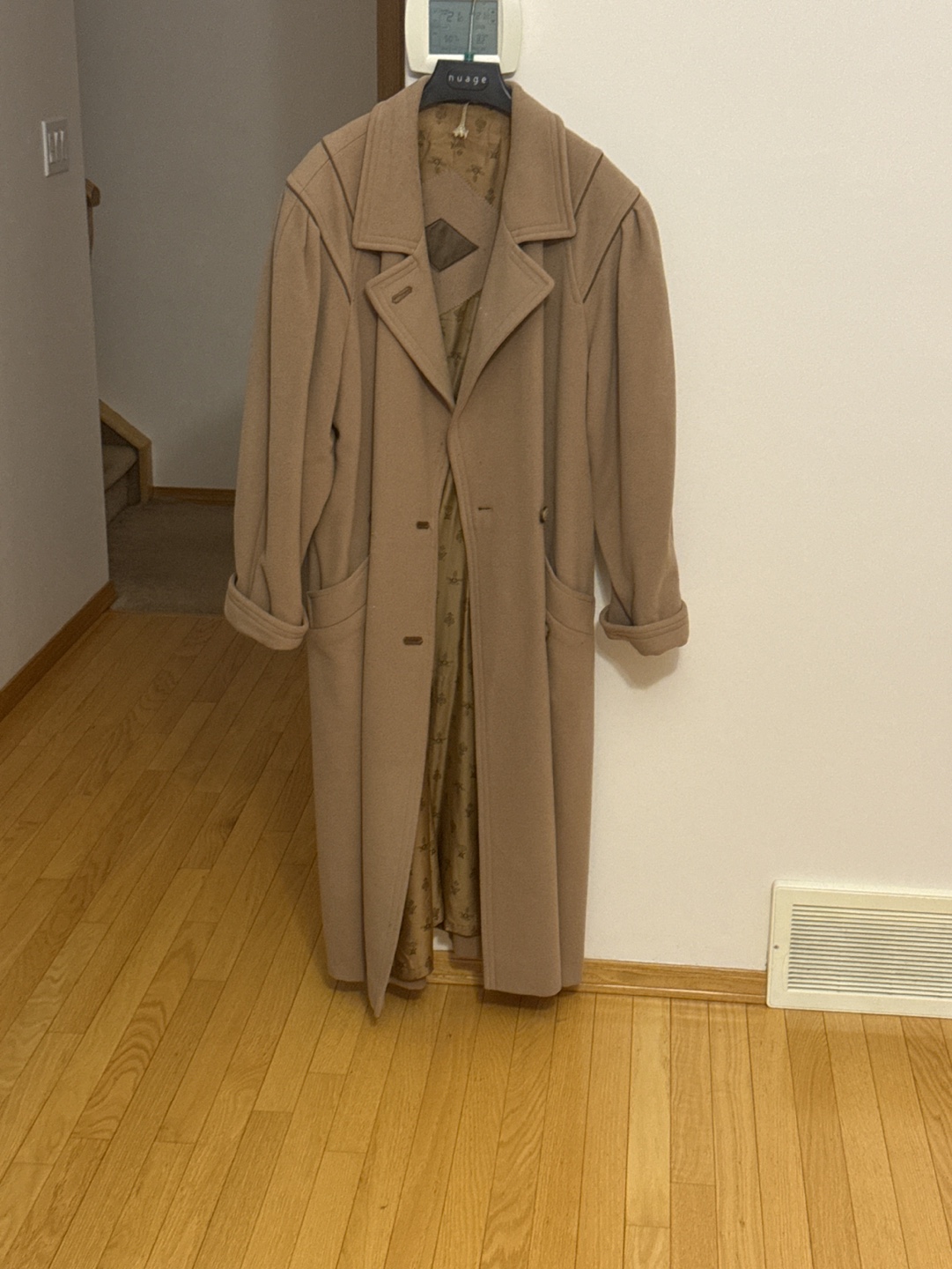 Camel Wool Long Coat