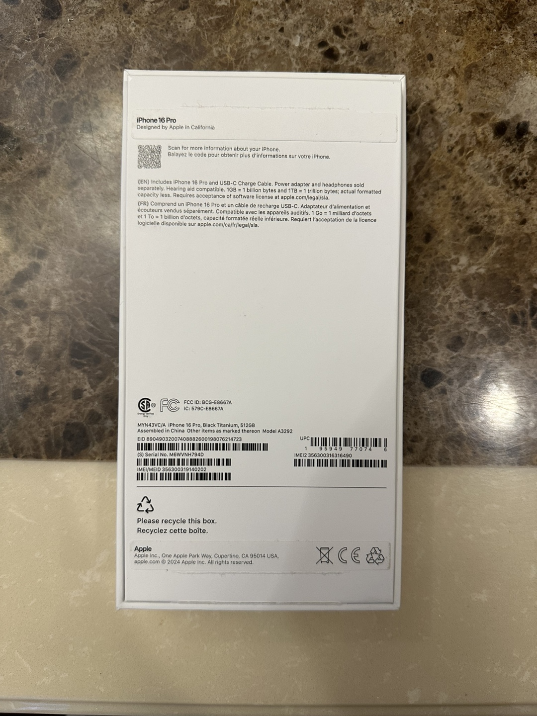 iPhone 16 Pro 512GB Black - photo 2