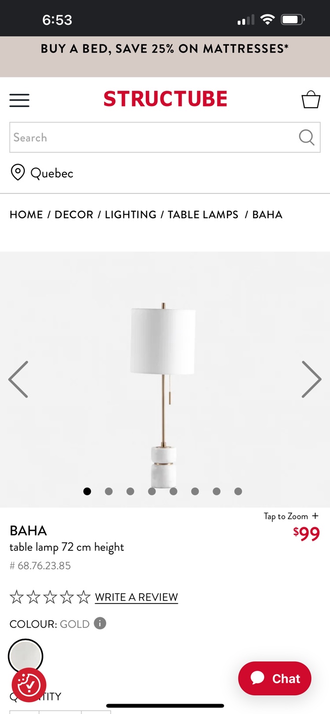Structube Table Lamp - photo 2