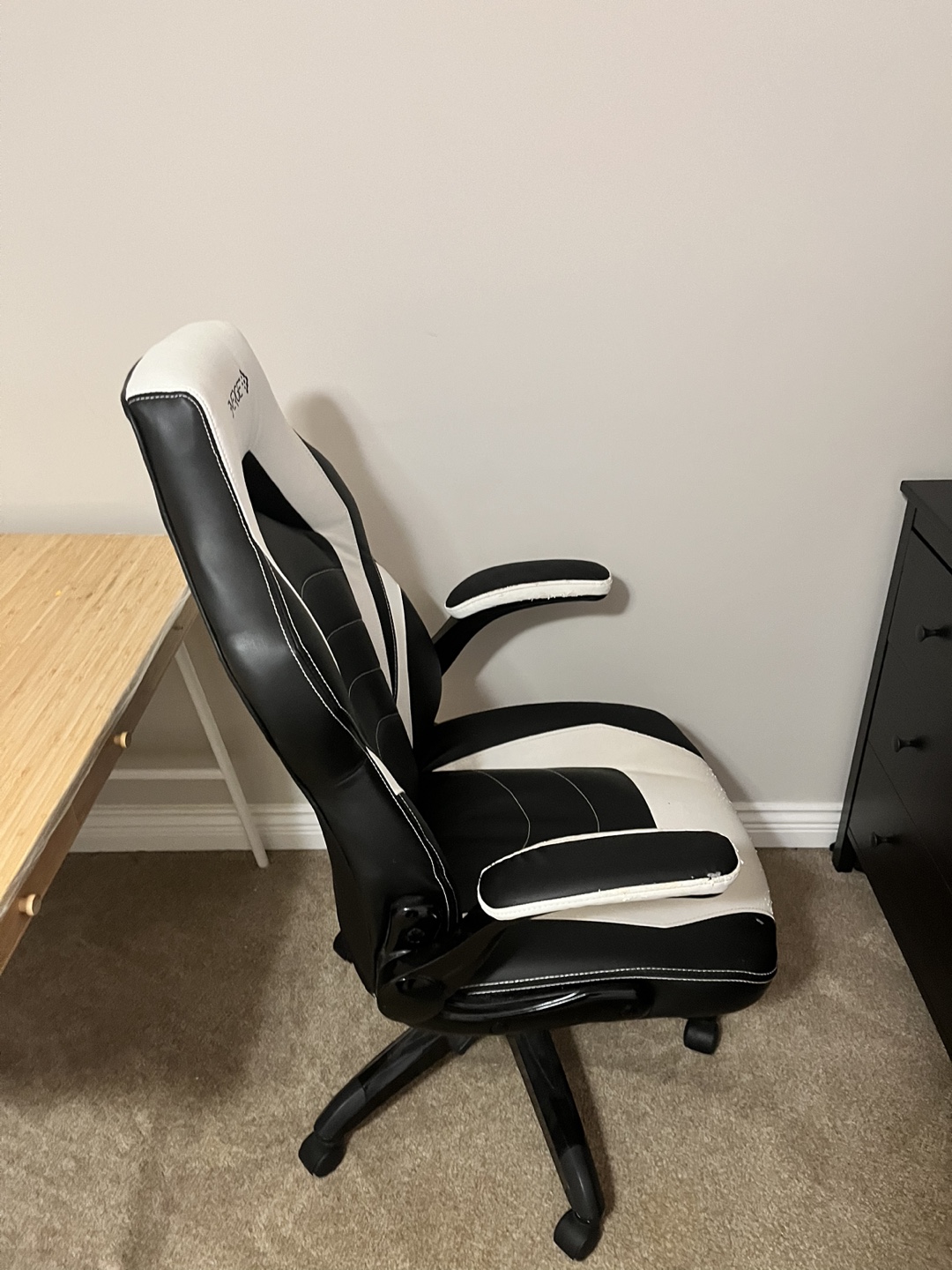 Emerge Gaming Chair - Black and White - photo 2