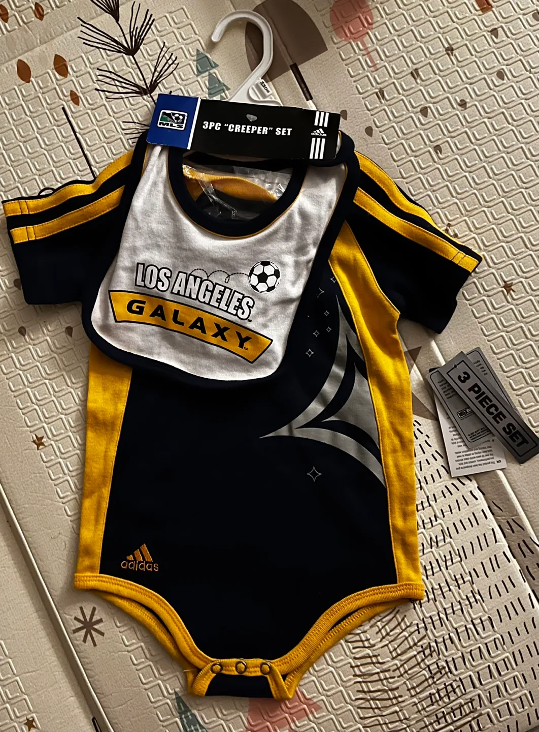 Free - Adidas LA Galaxy Baby Onesie Set thumbnail