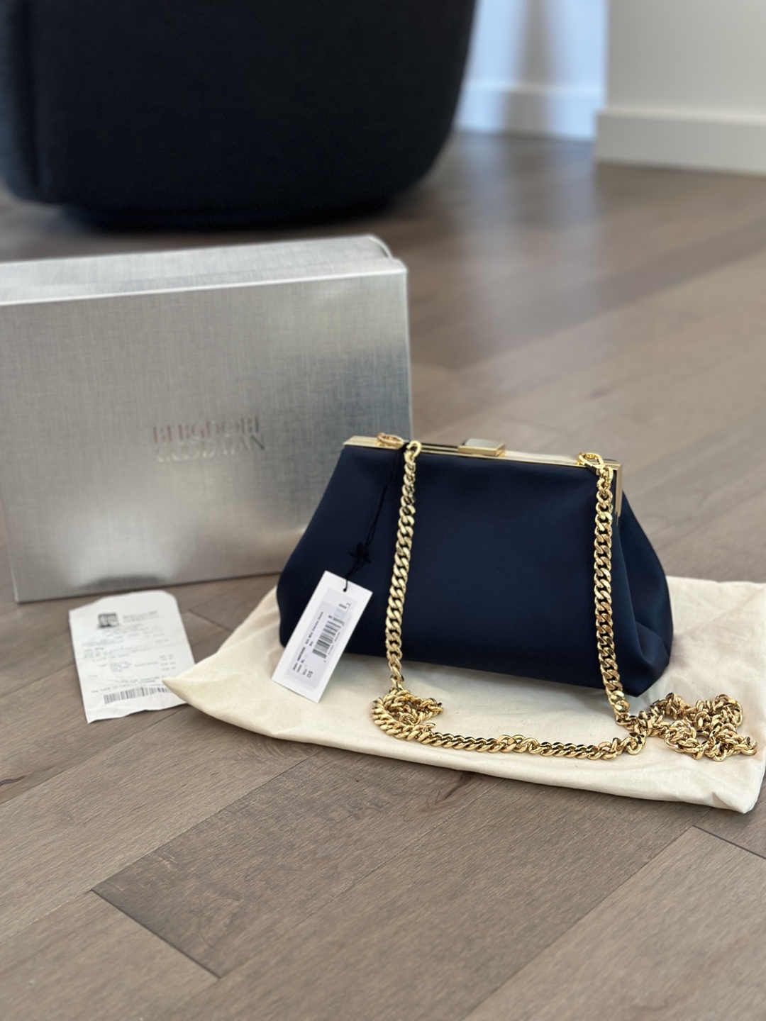 Mansur Gavriel Satin frame shoulder bag - photo 2