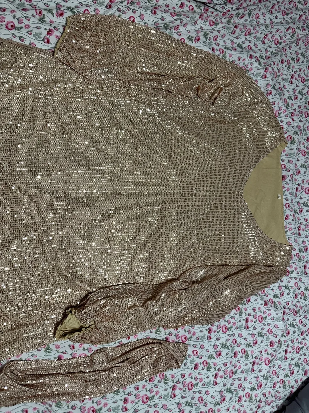 Rose Gold Long Sleeve dress image indicator(2)