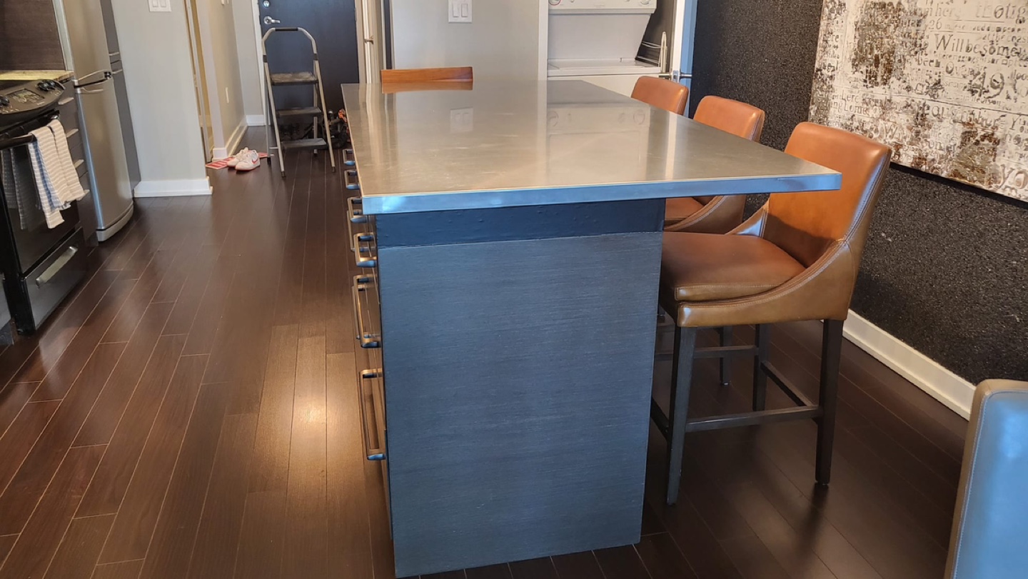 Stainless Steel big Kitchen Island - photo 5