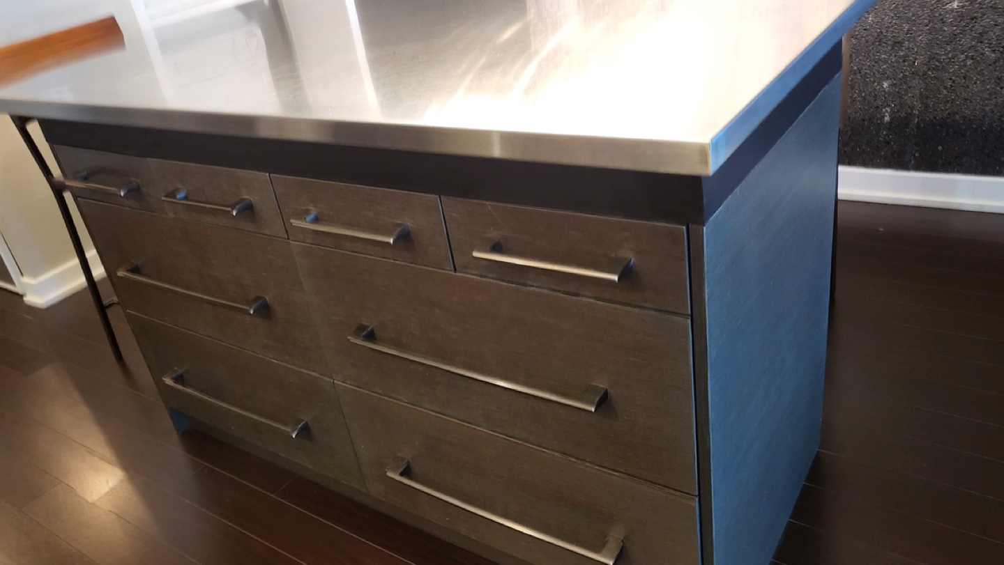 Stainless Steel big Kitchen Island - photo 3