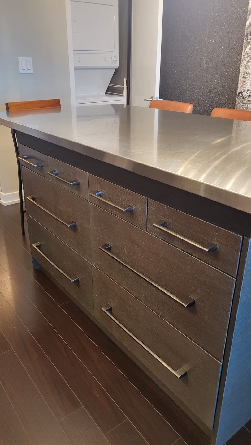 Stainless Steel big Kitchen Island - photo 4