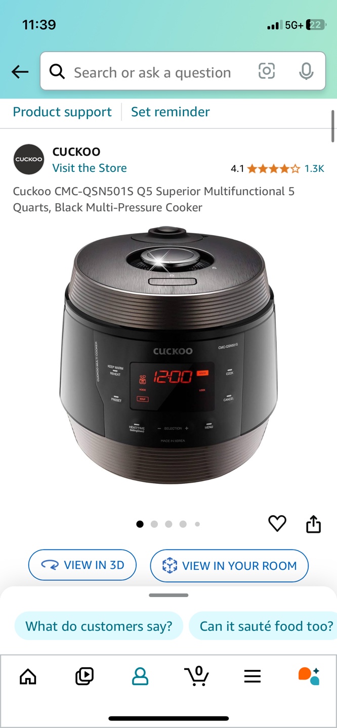 Cuckoo Pressed Rice Cooker
