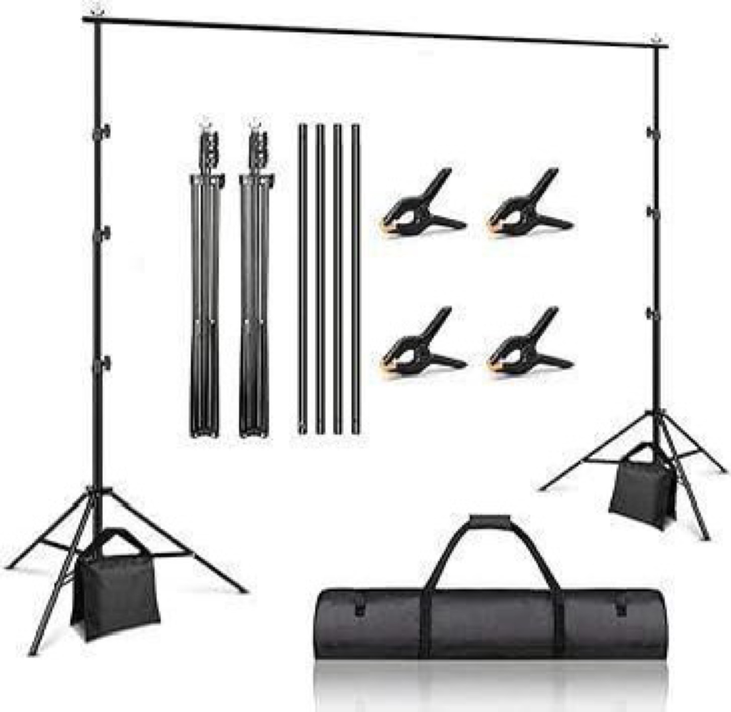 6.5 x 10 ft backdrop stand