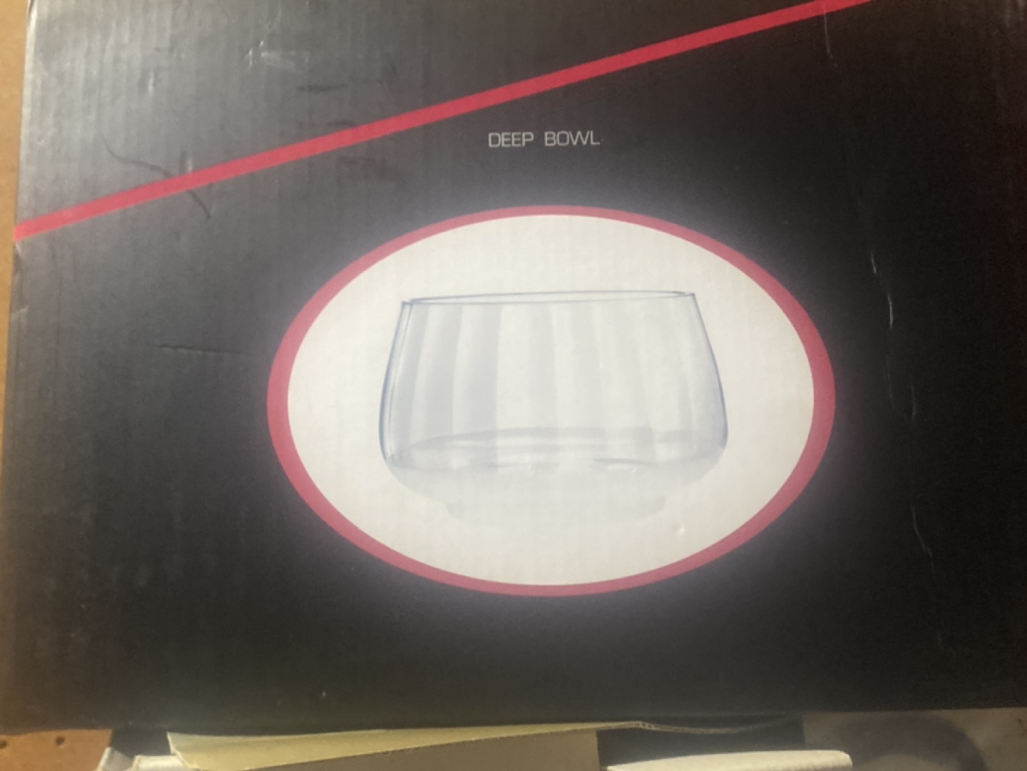 Glass Deep Bowl