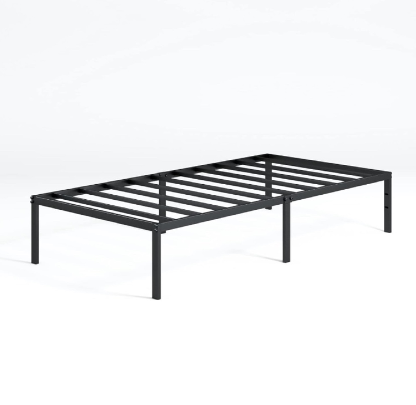 2 Iron Bed Frame With 2  Mattress