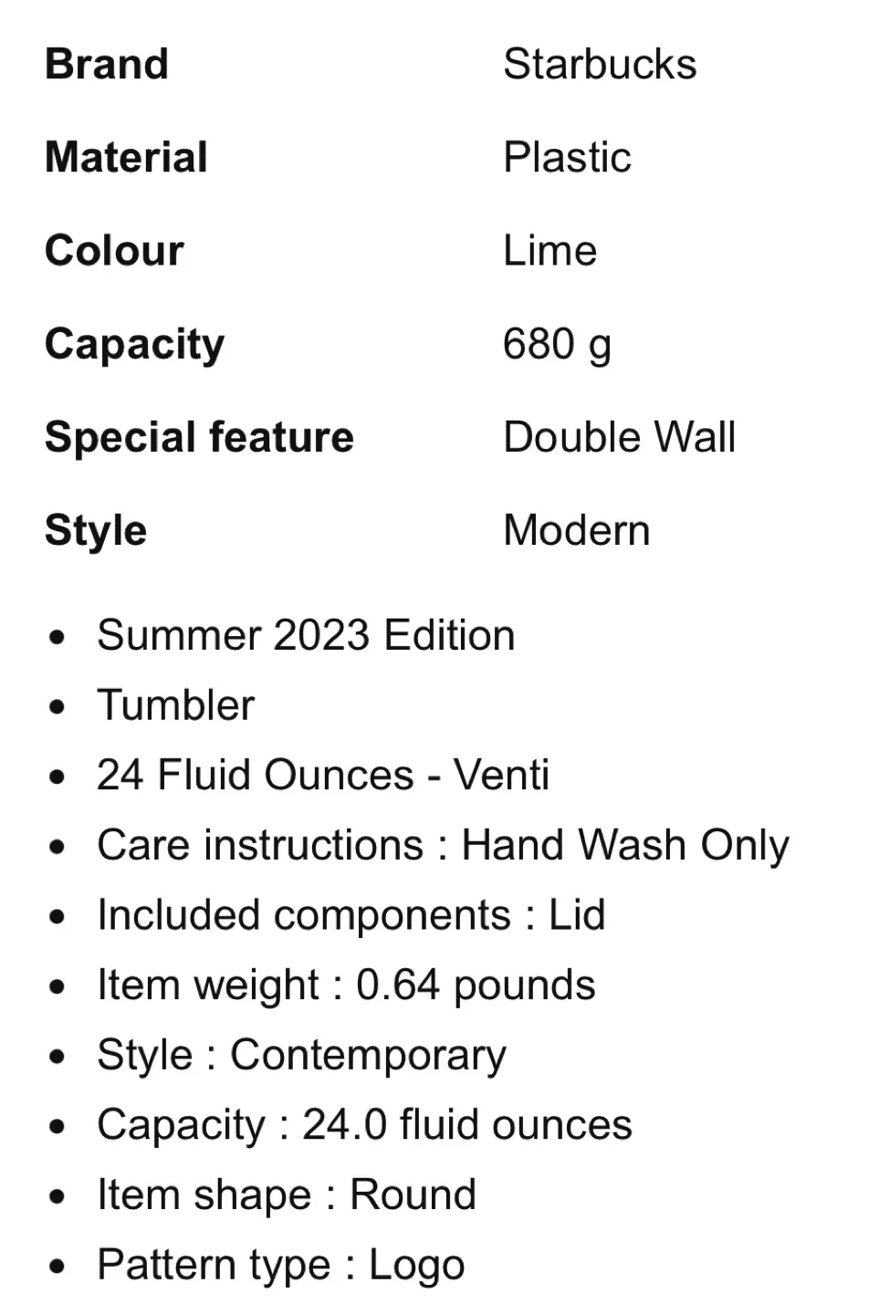 Starbucks Line Kaleidoscope Cold Cup image indicator(6)