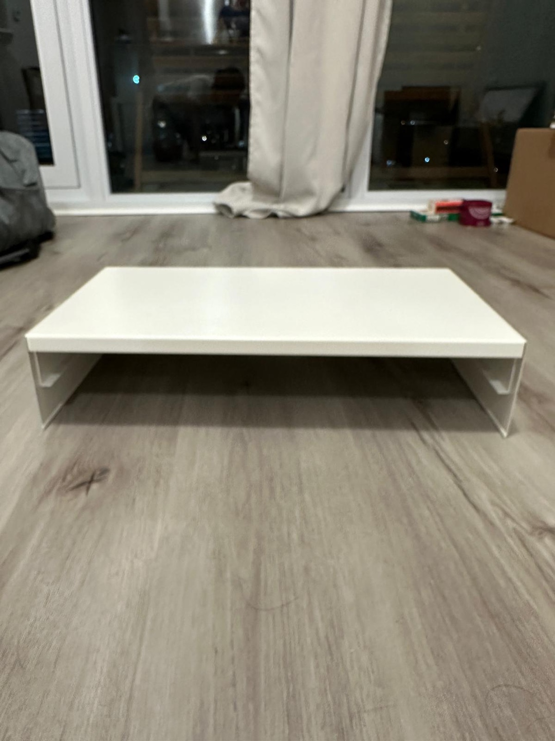 White Monitor Stand