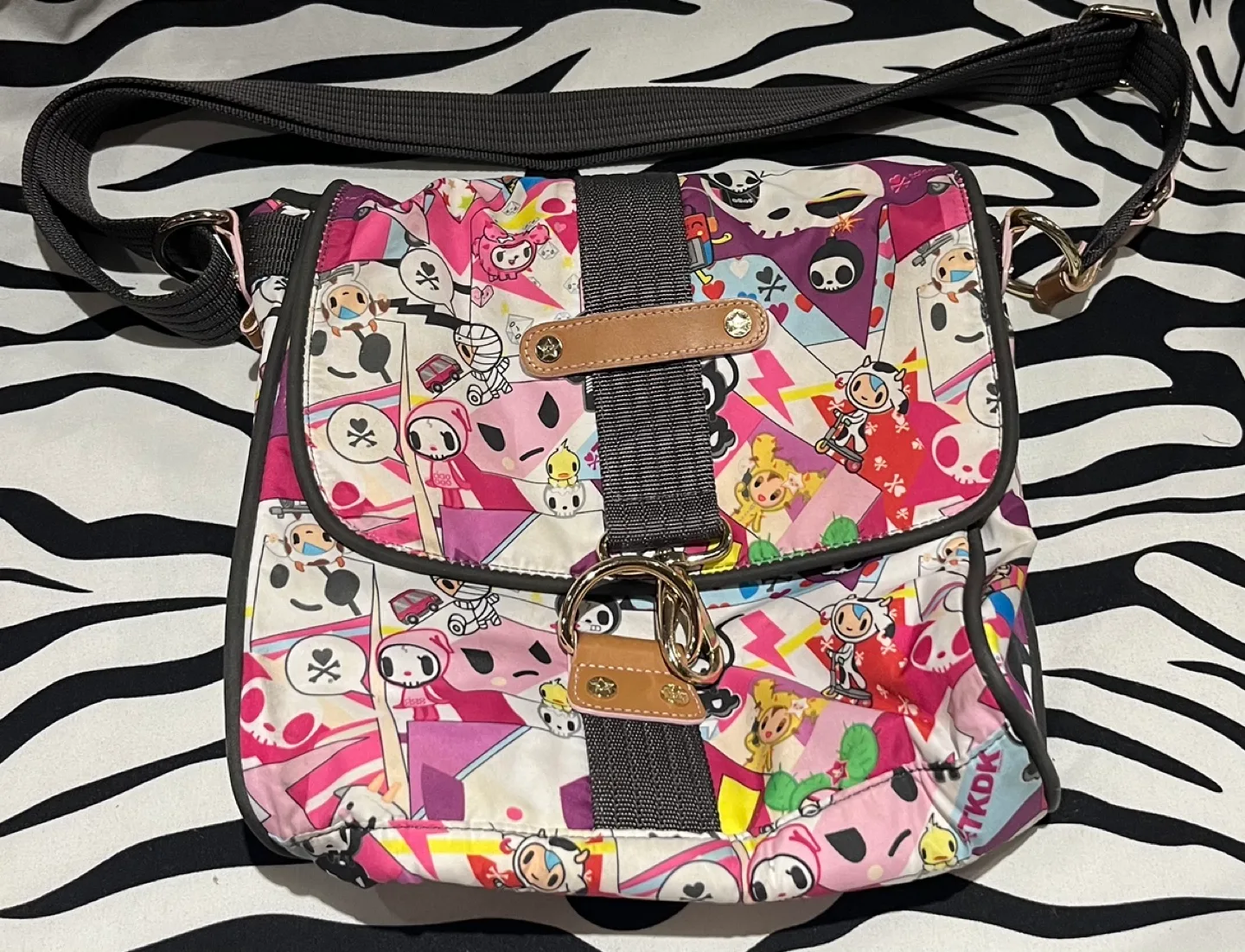 TOKIDOKI Messenger Bag/ Crossbody  Shoulder Purse image indicator(3)