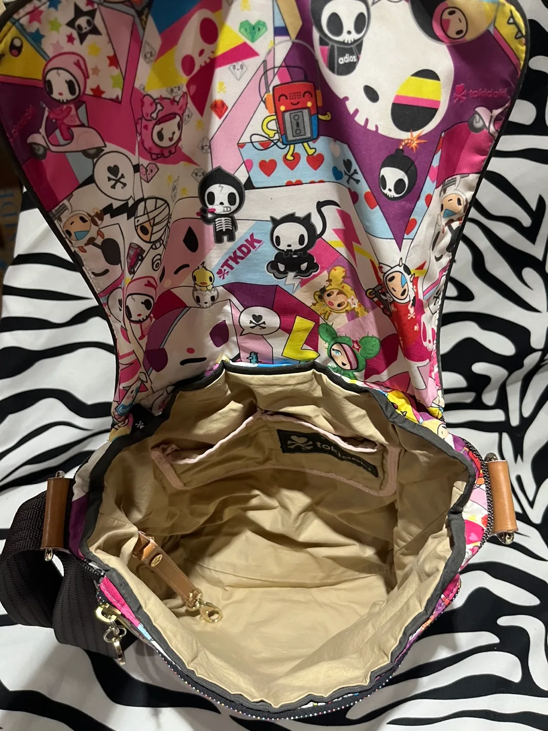 TOKIDOKI Messenger Bag/ Crossbody  Shoulder Purse image indicator(4)