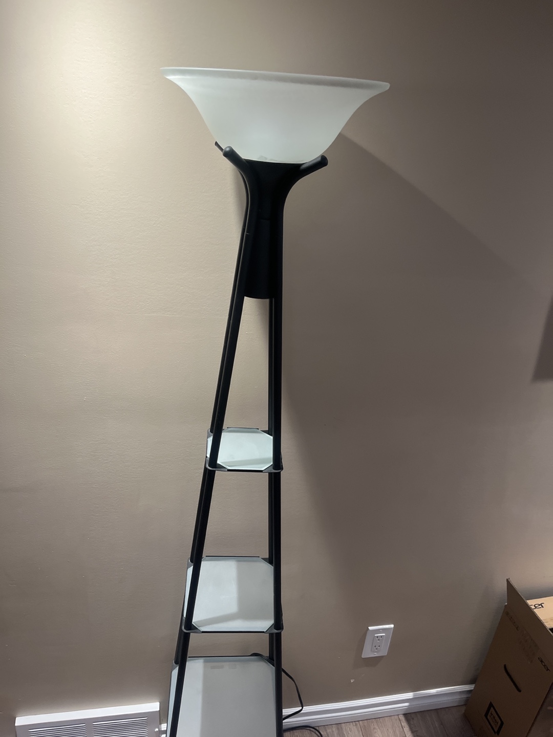 Floor Lamp with Shelves - photo 2