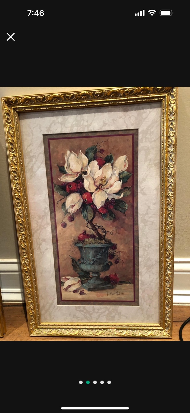 Set of 2 Framed Floral Prints - photo 2