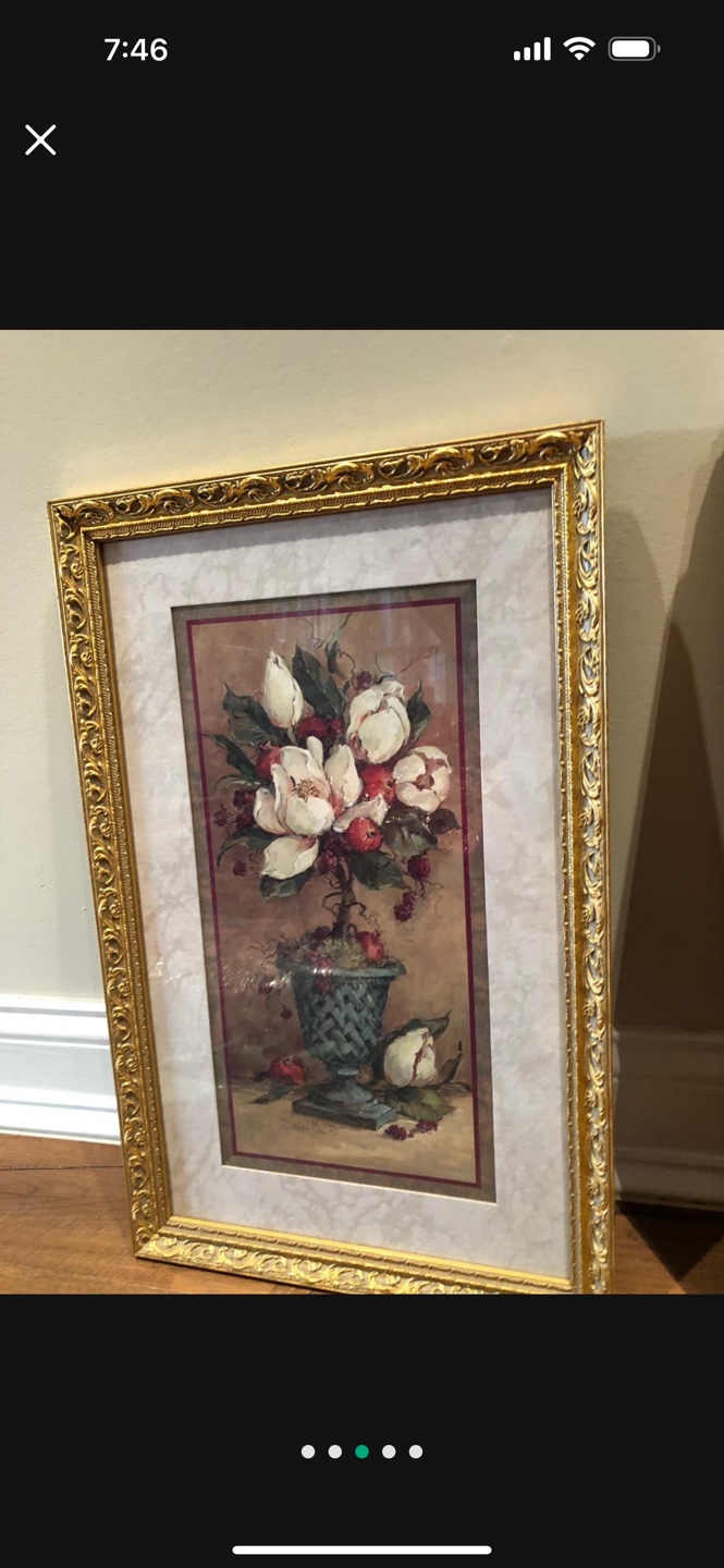 Set of 2 Framed Floral Prints - photo 3