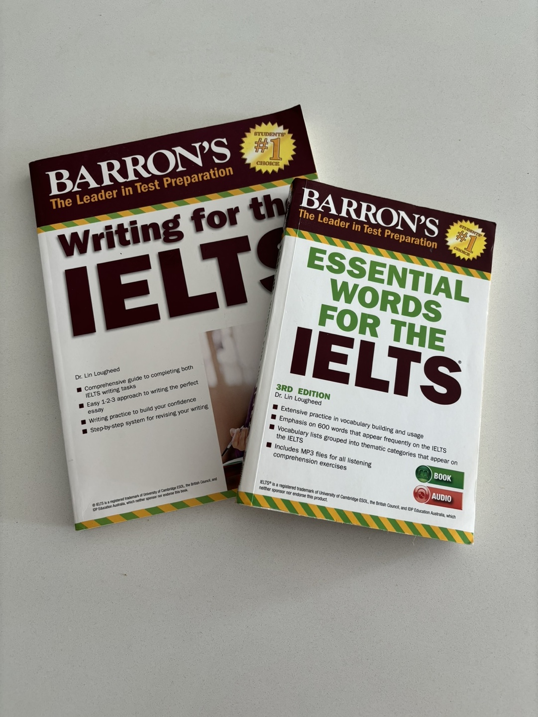 Barron's IELTS Writing & Essential Words Books