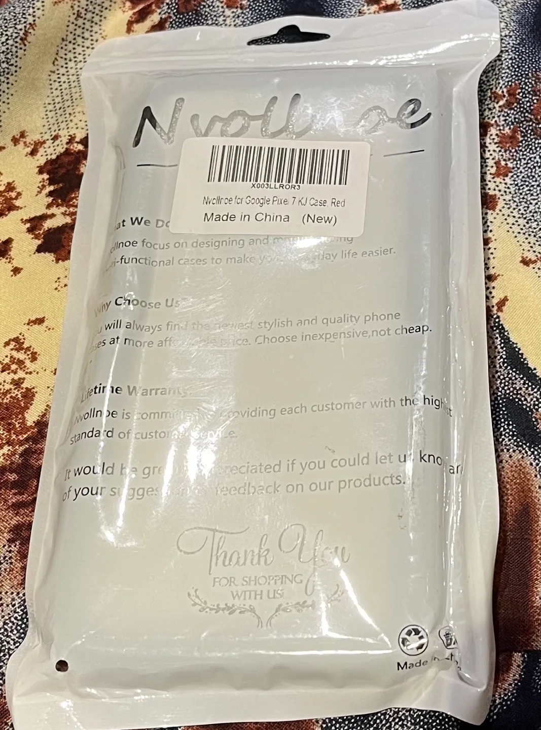 Nvollnoe Google Pixel 7/7 Pro Case Red image indicator(2)