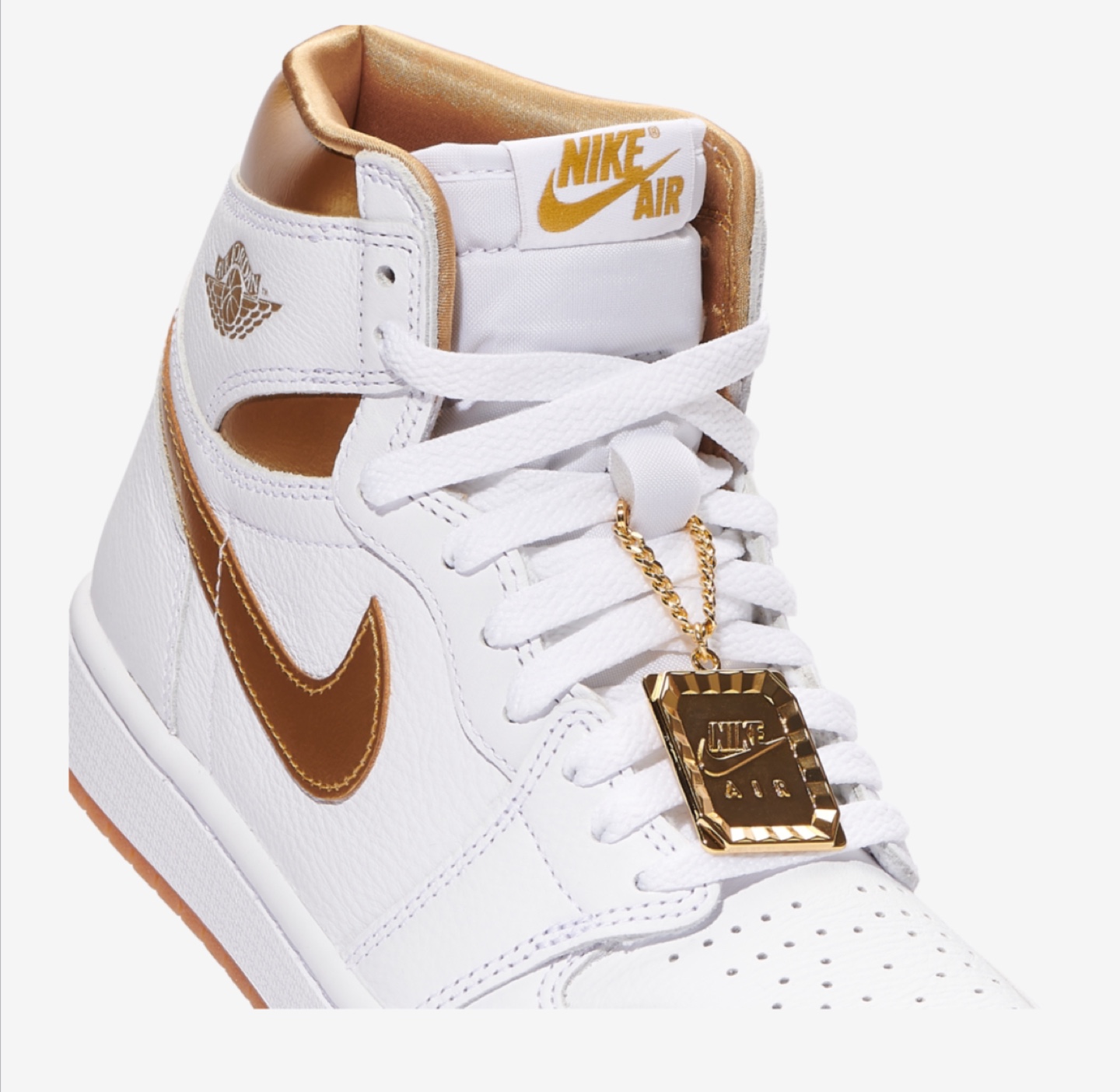 Gold toe jordan 1 on sale