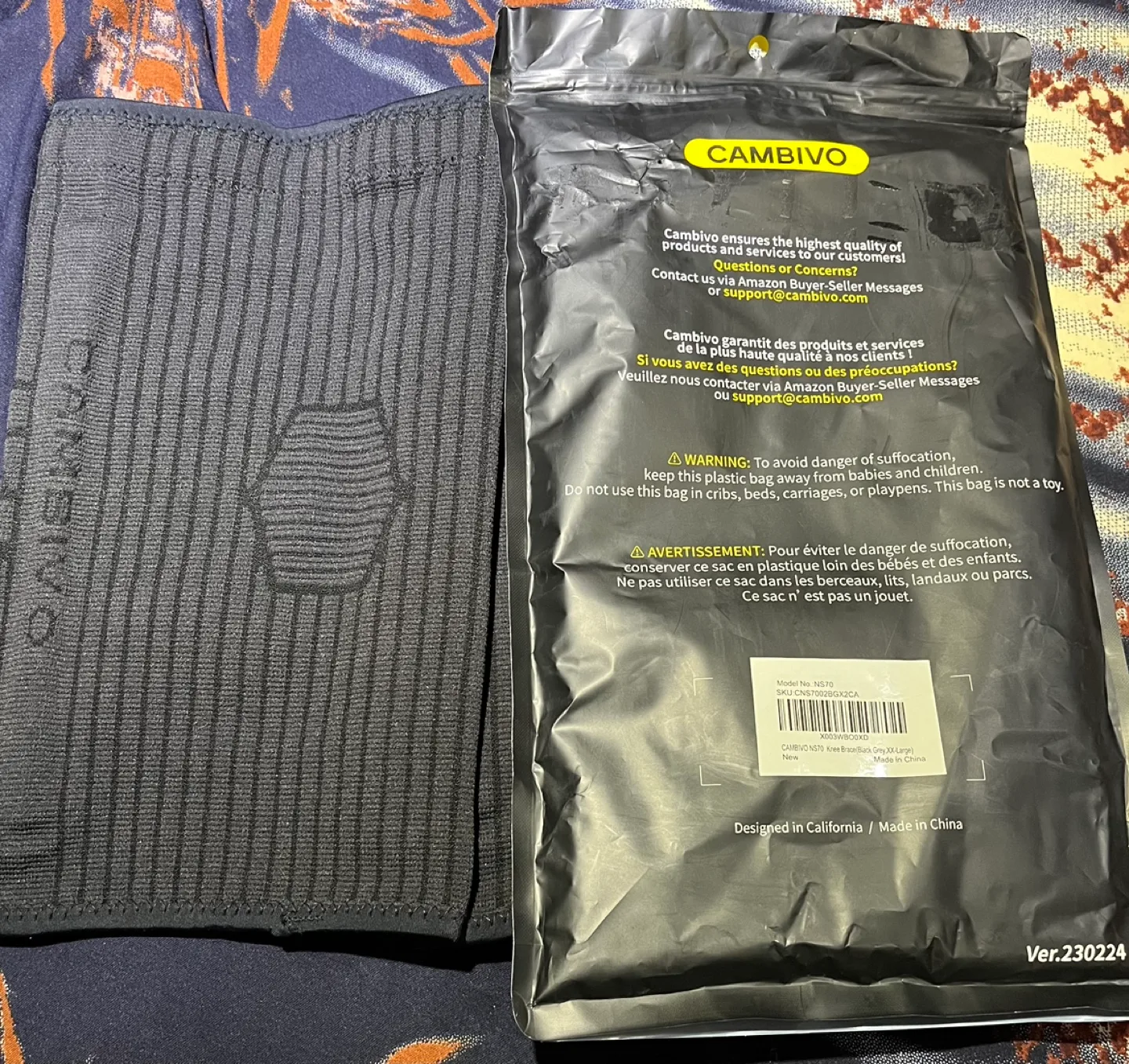 2 Pack Knee Compression Sleeves image indicator(4)