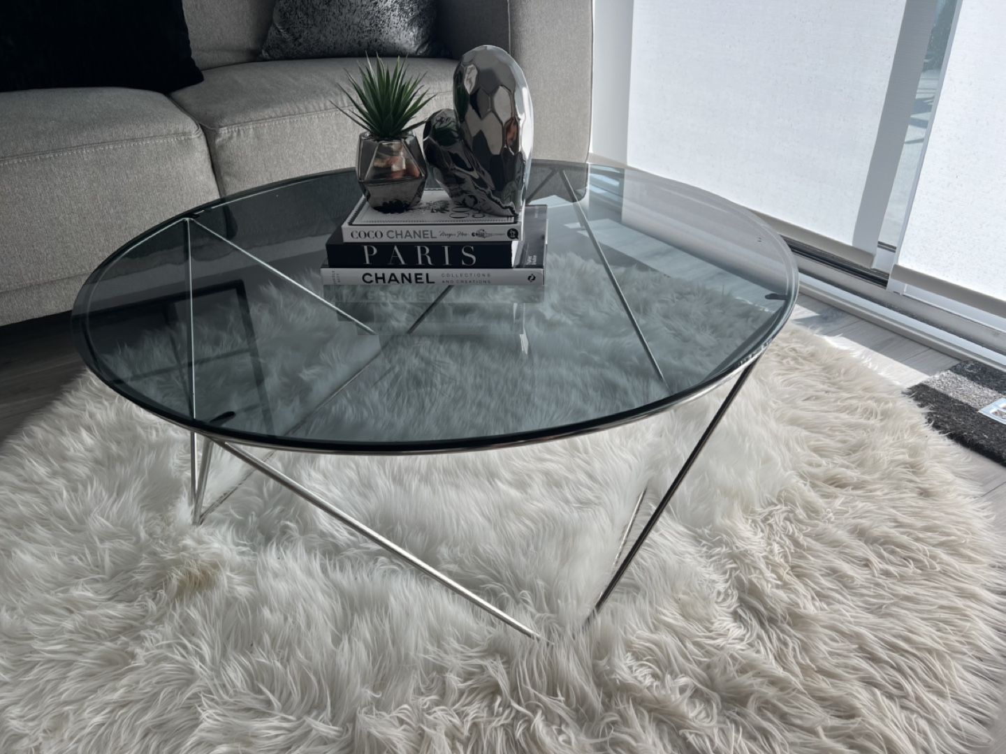 Round Glass Coffee Table