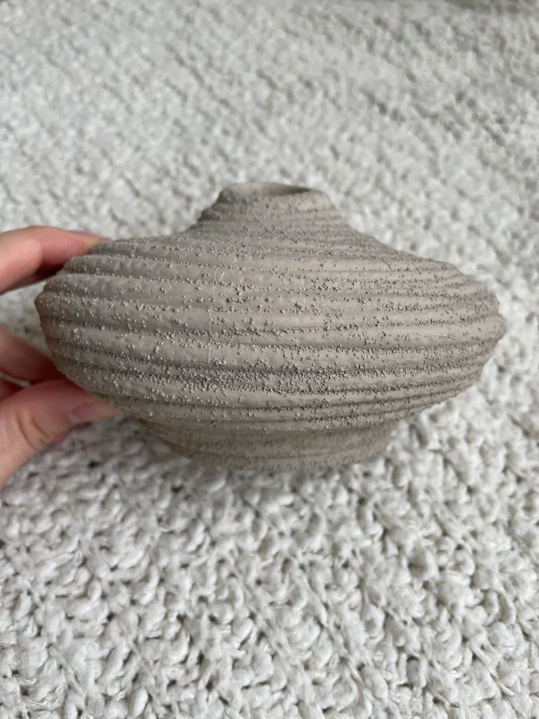 Small grey textured candle holder image indicator(2)